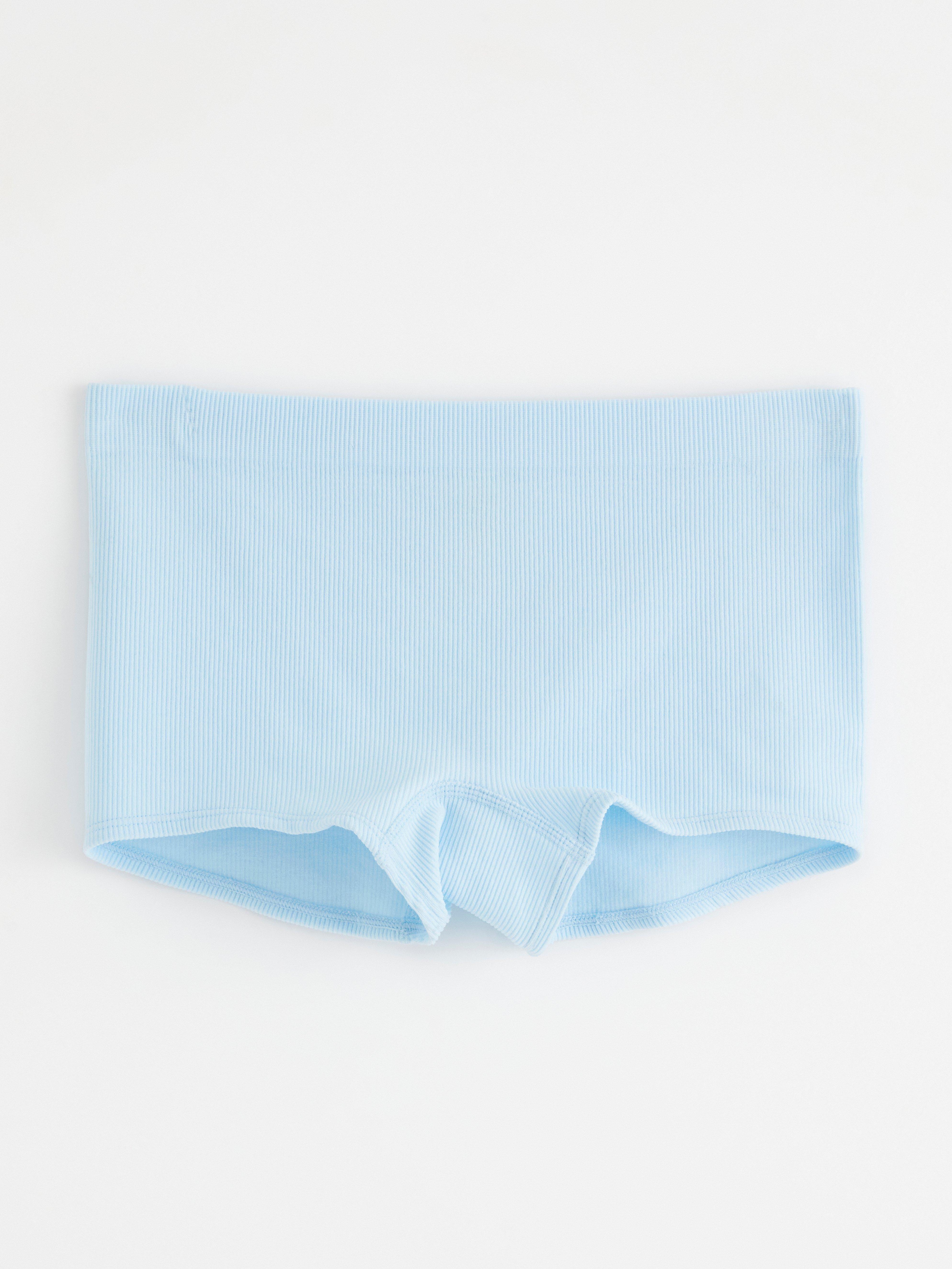 Seamless ribbed briefs