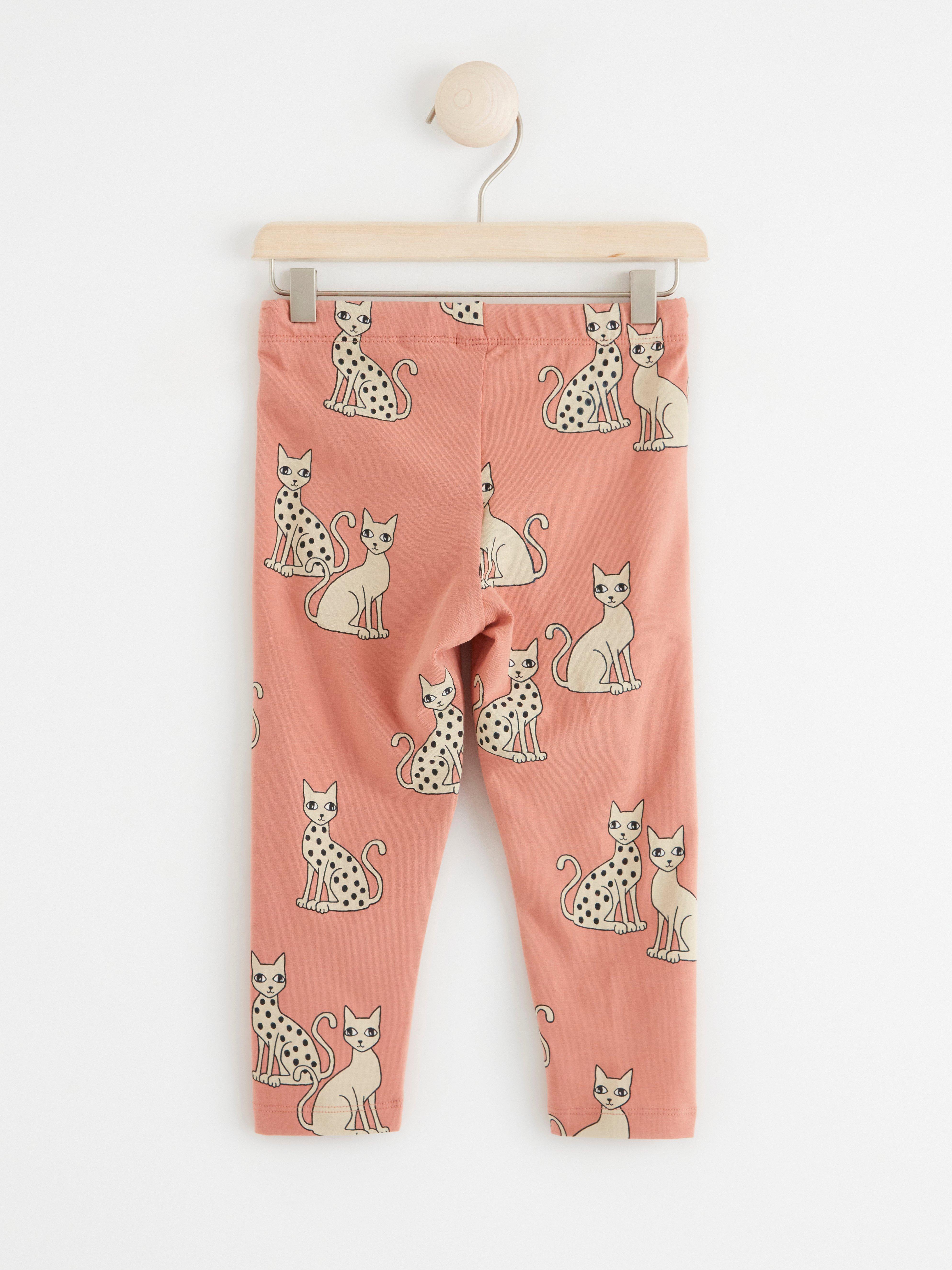 Leggings - Barn - Beige
