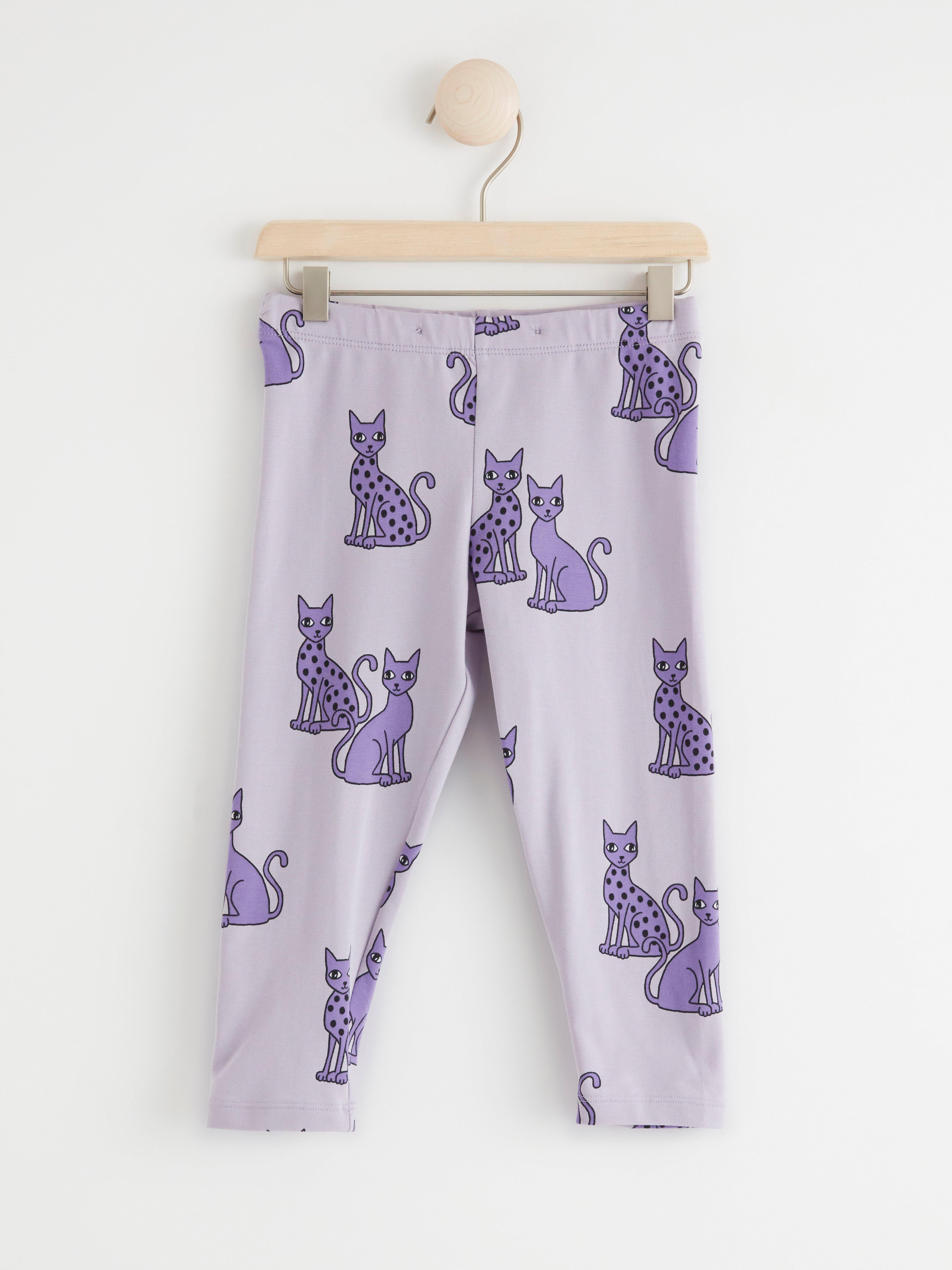 Leggings - Barn - Lilla