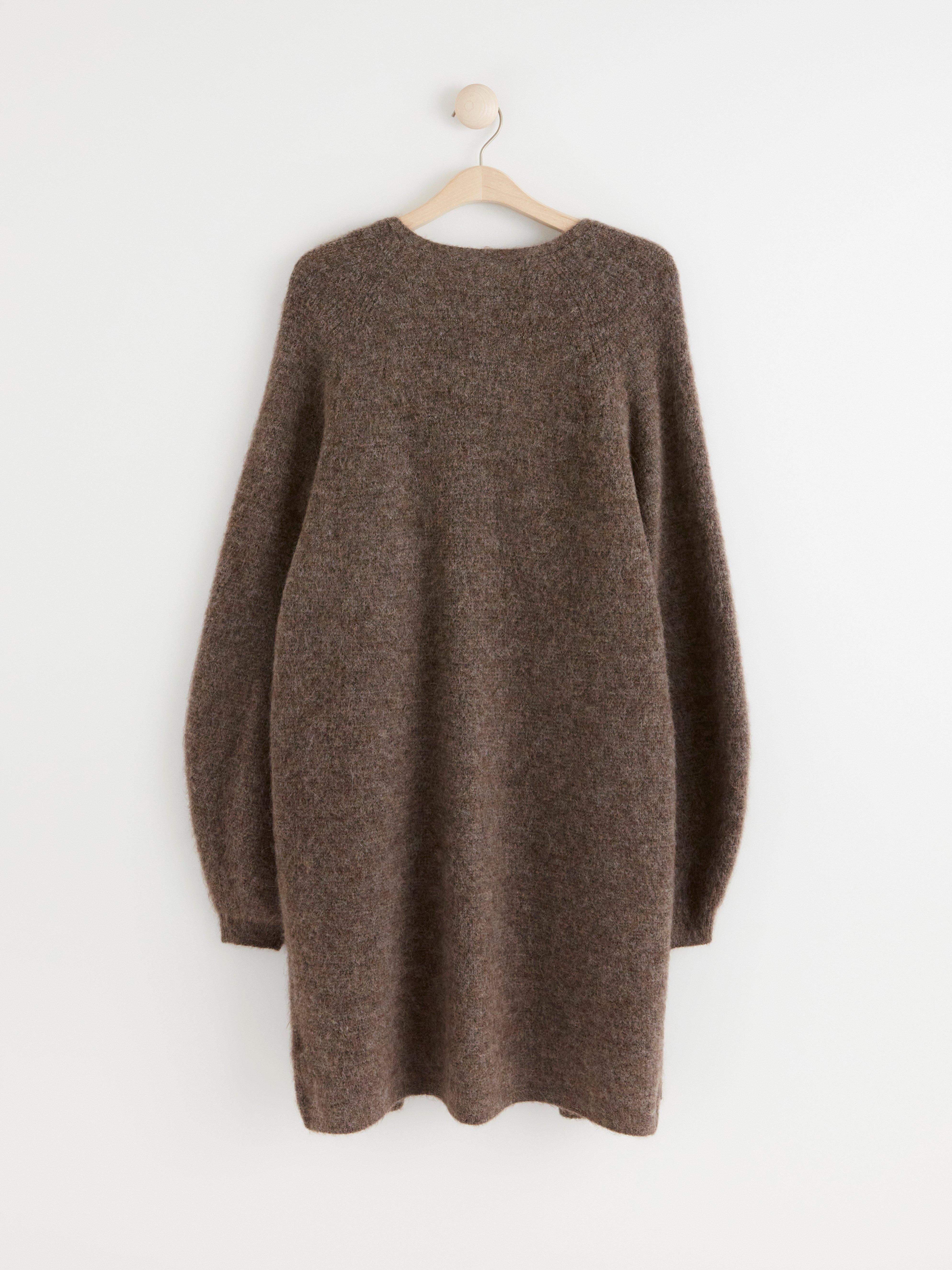 Cardigan - Dame - Brun