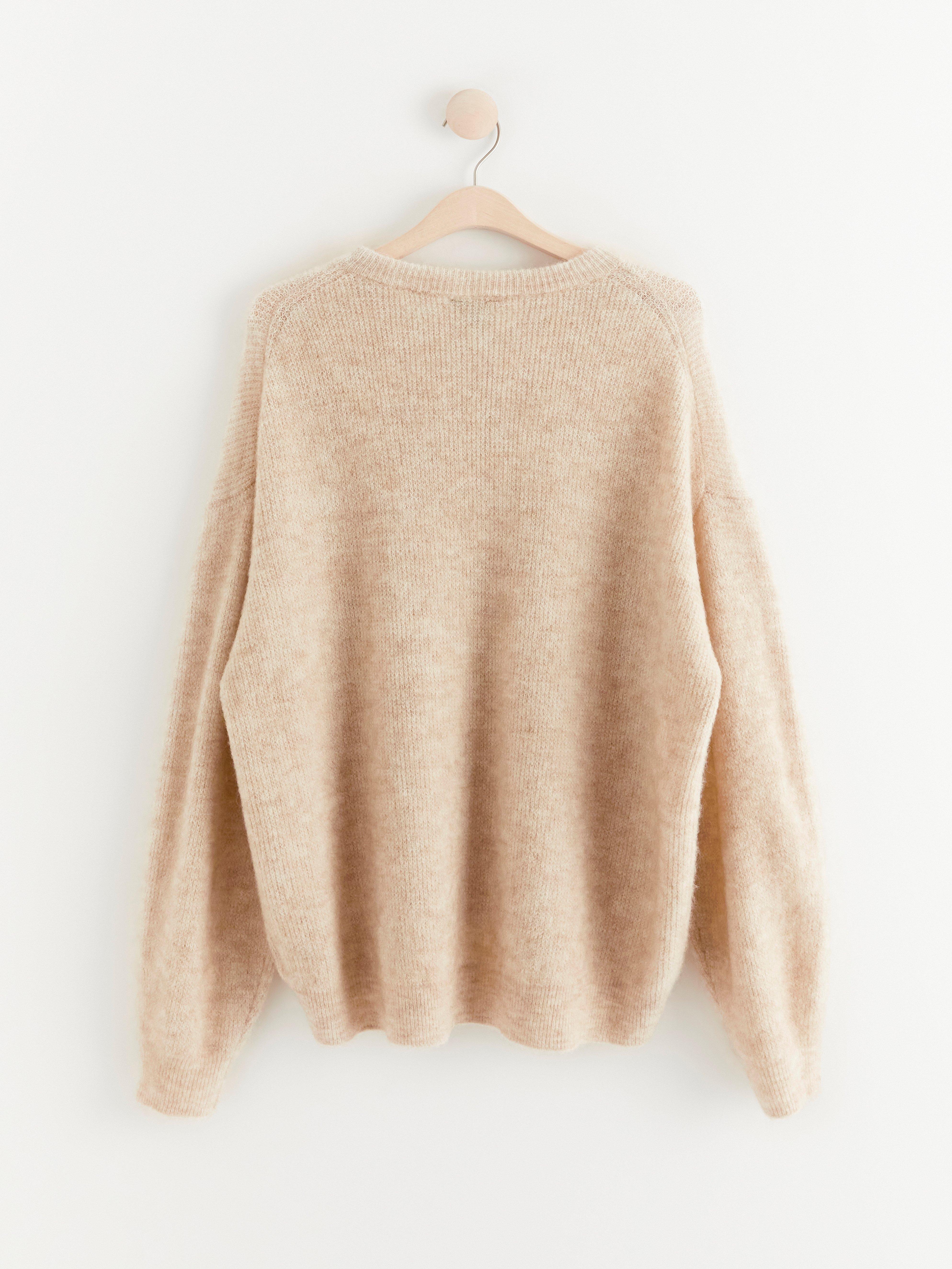 Tröja - Dam - Beige