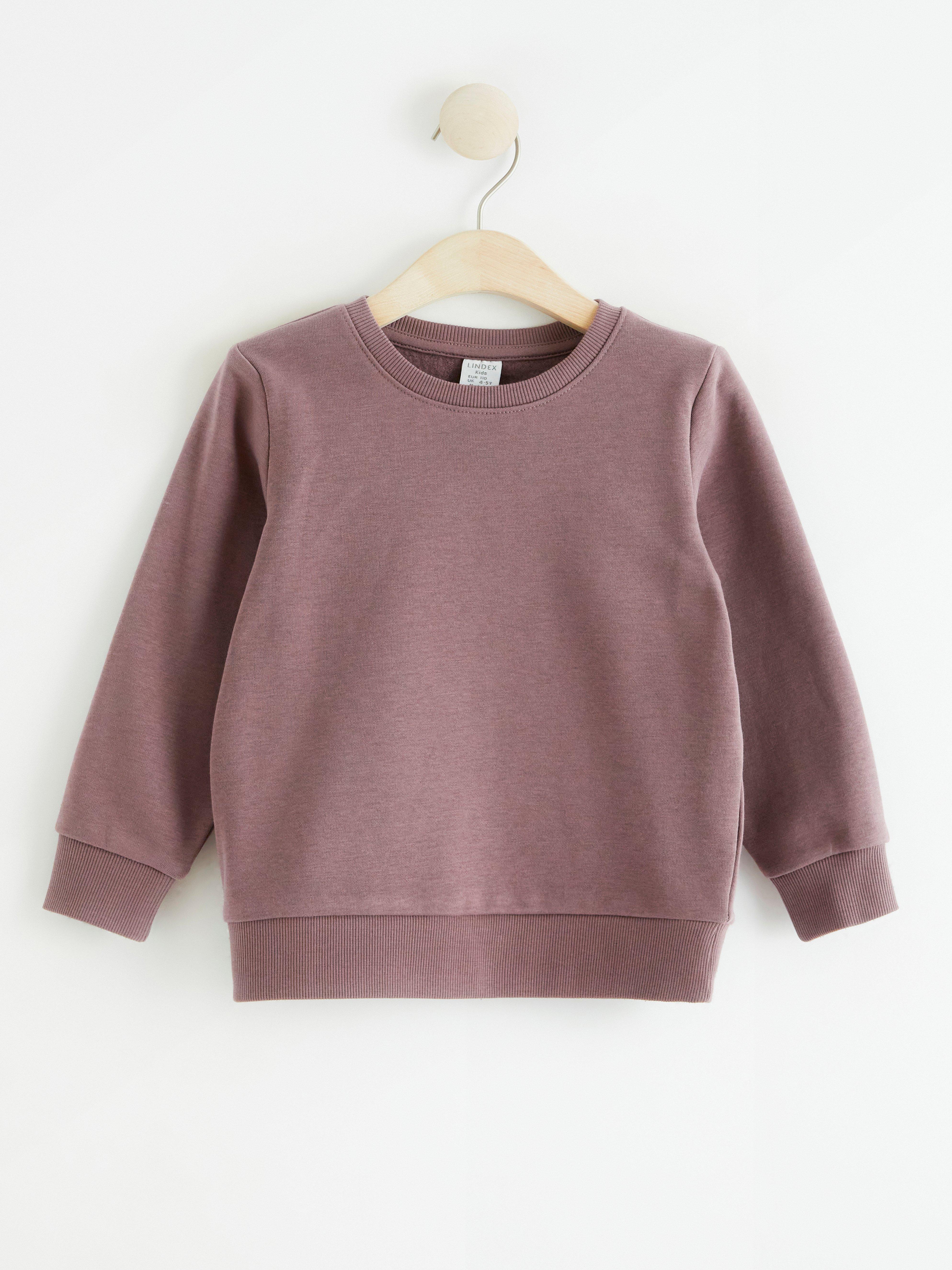 Sweatshirt - Barn - Lila