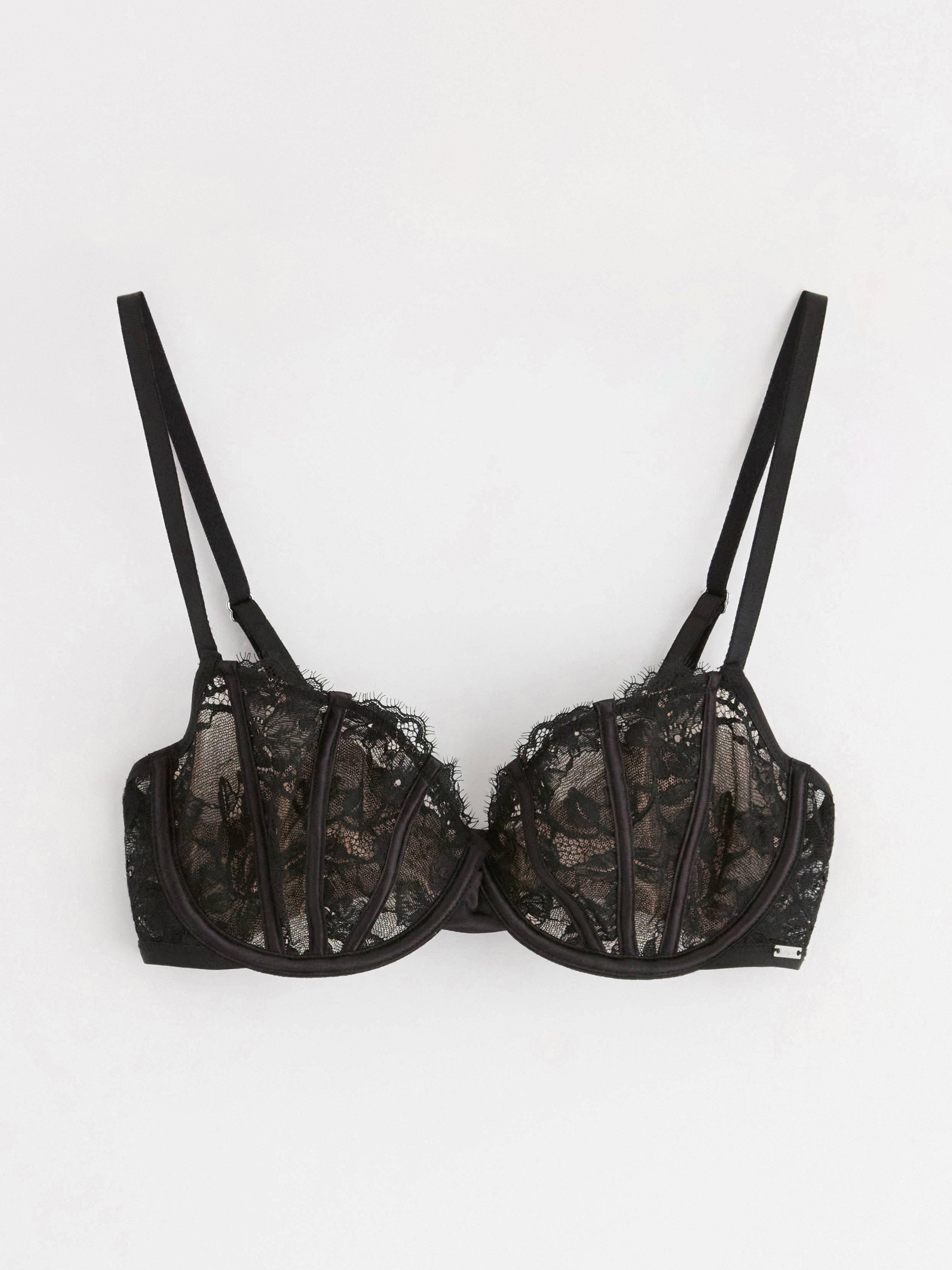 Unpadded Bra - Lingerie - Black
