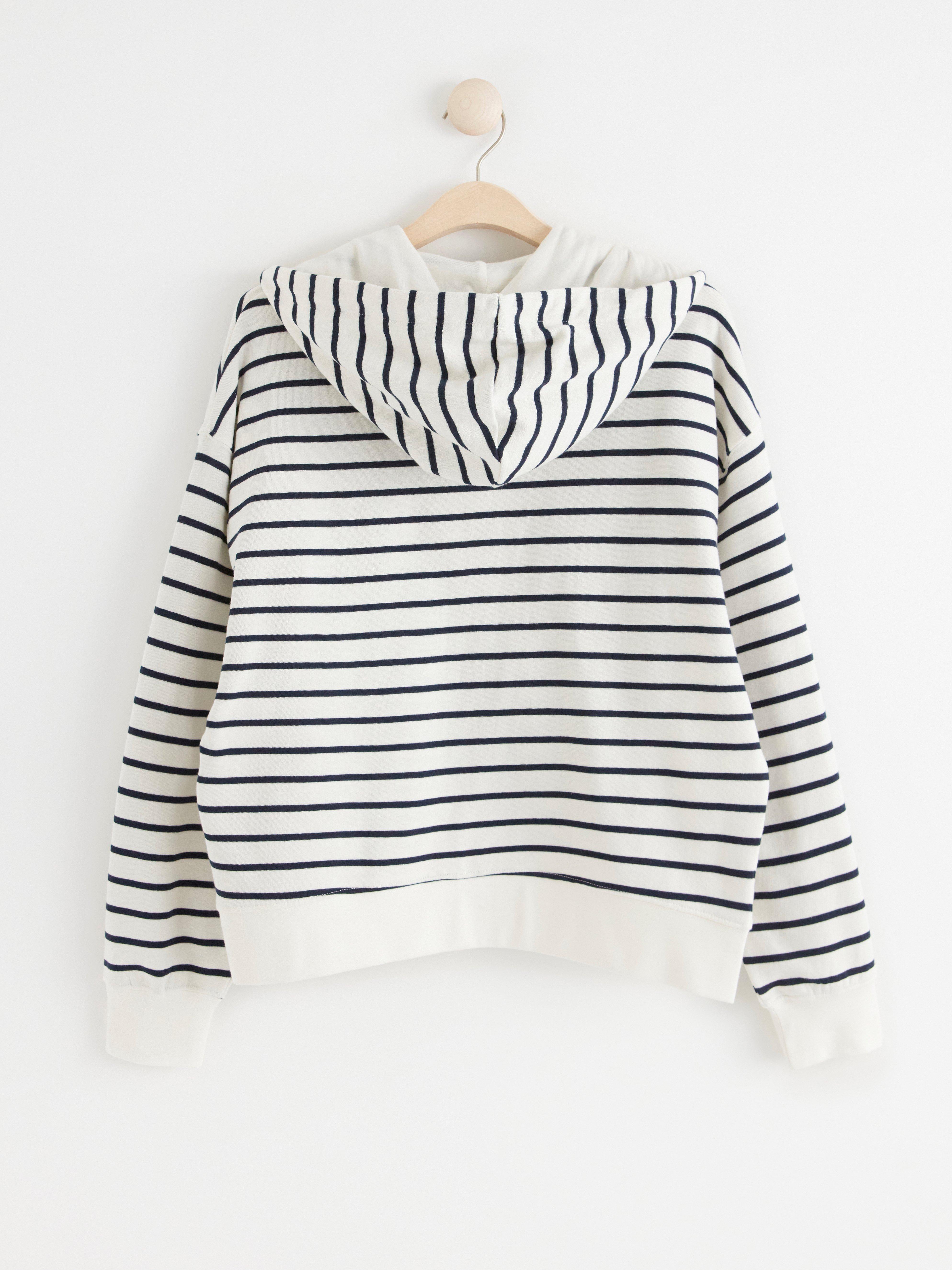 Hooded Sweatshirt - Womens Wear - White