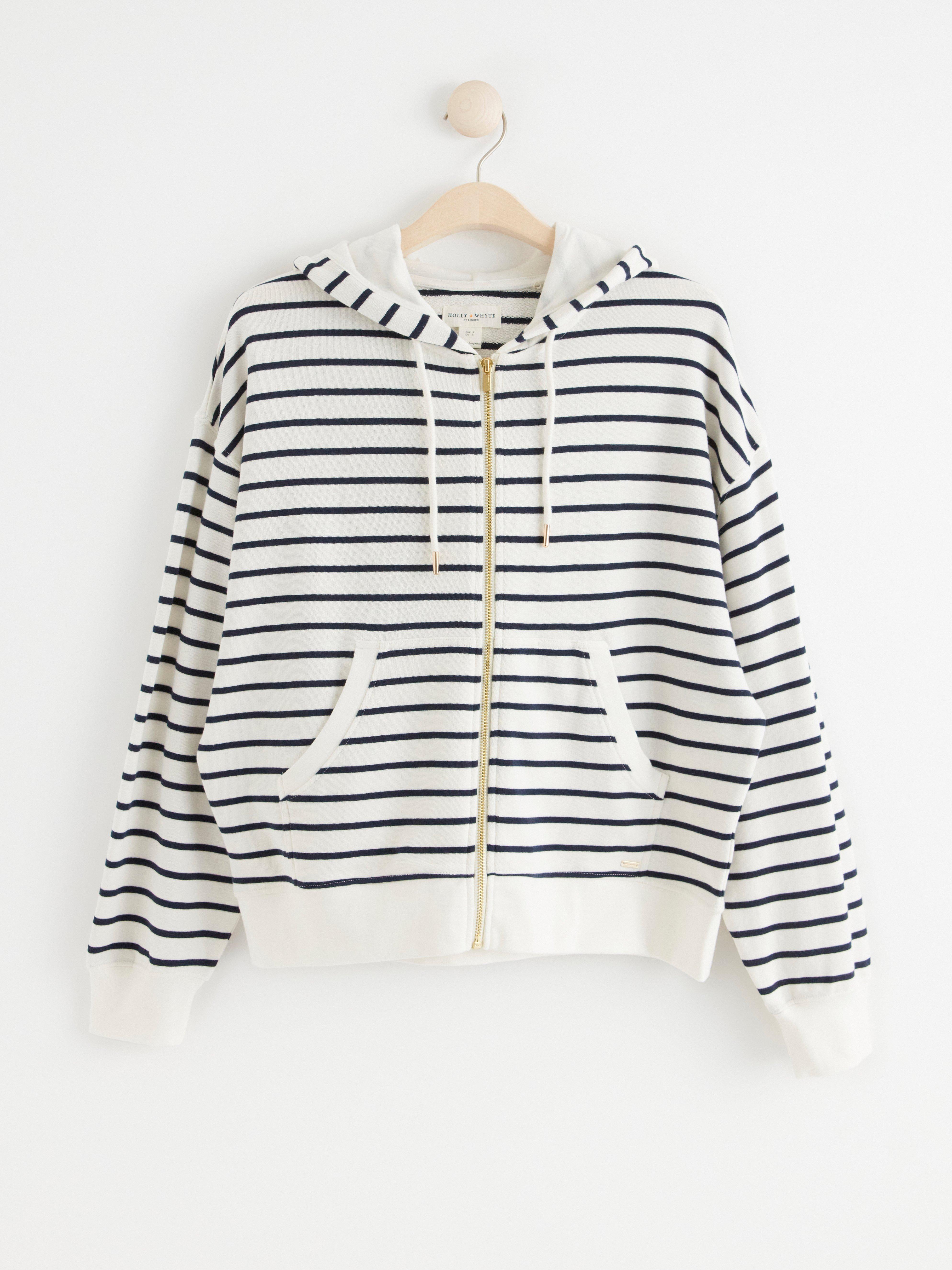 Hooded Sweatshirt - Womens Wear - White