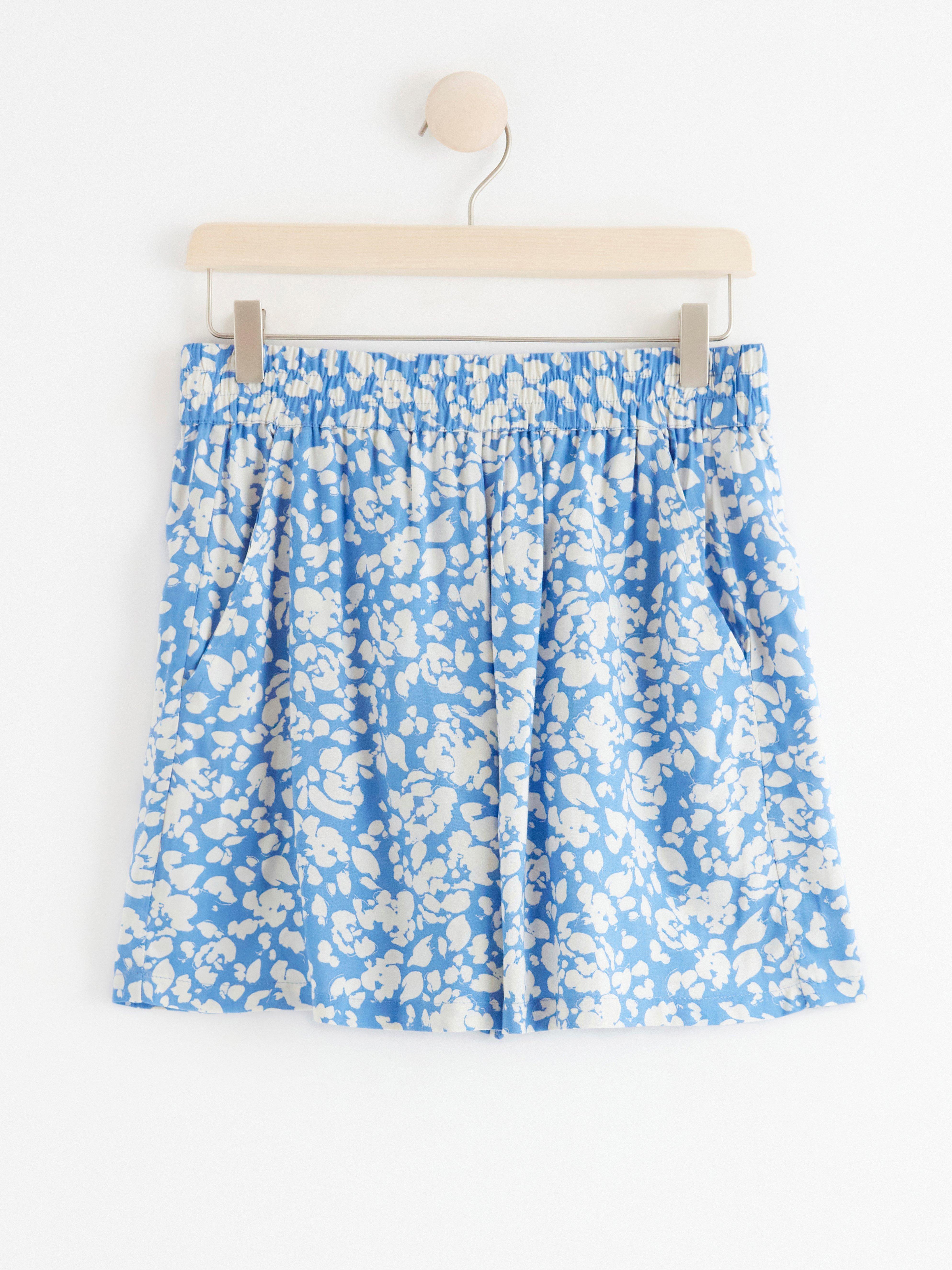 Shorts - Dame - Blå