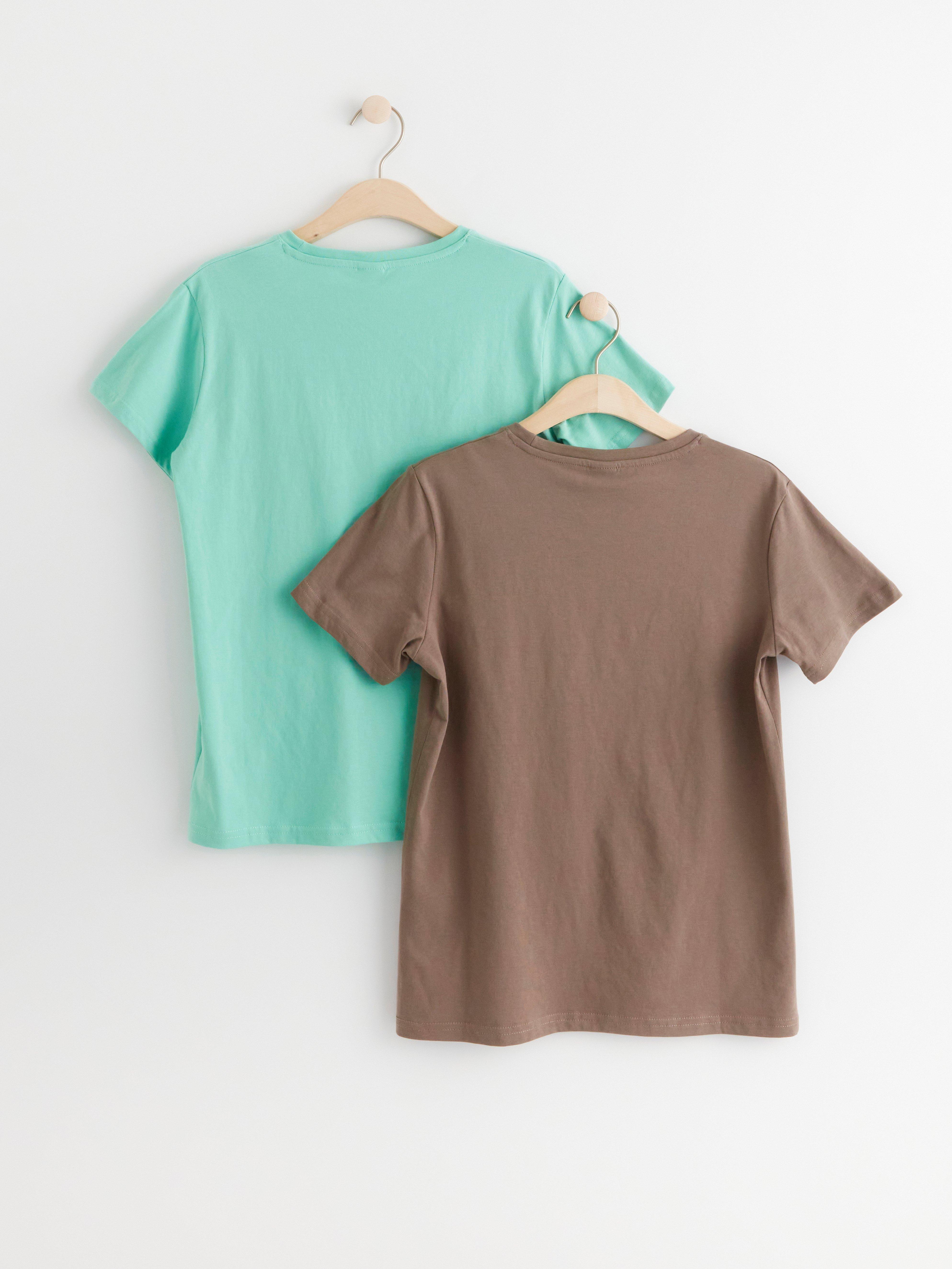 T-shirt - Barn - Khaki