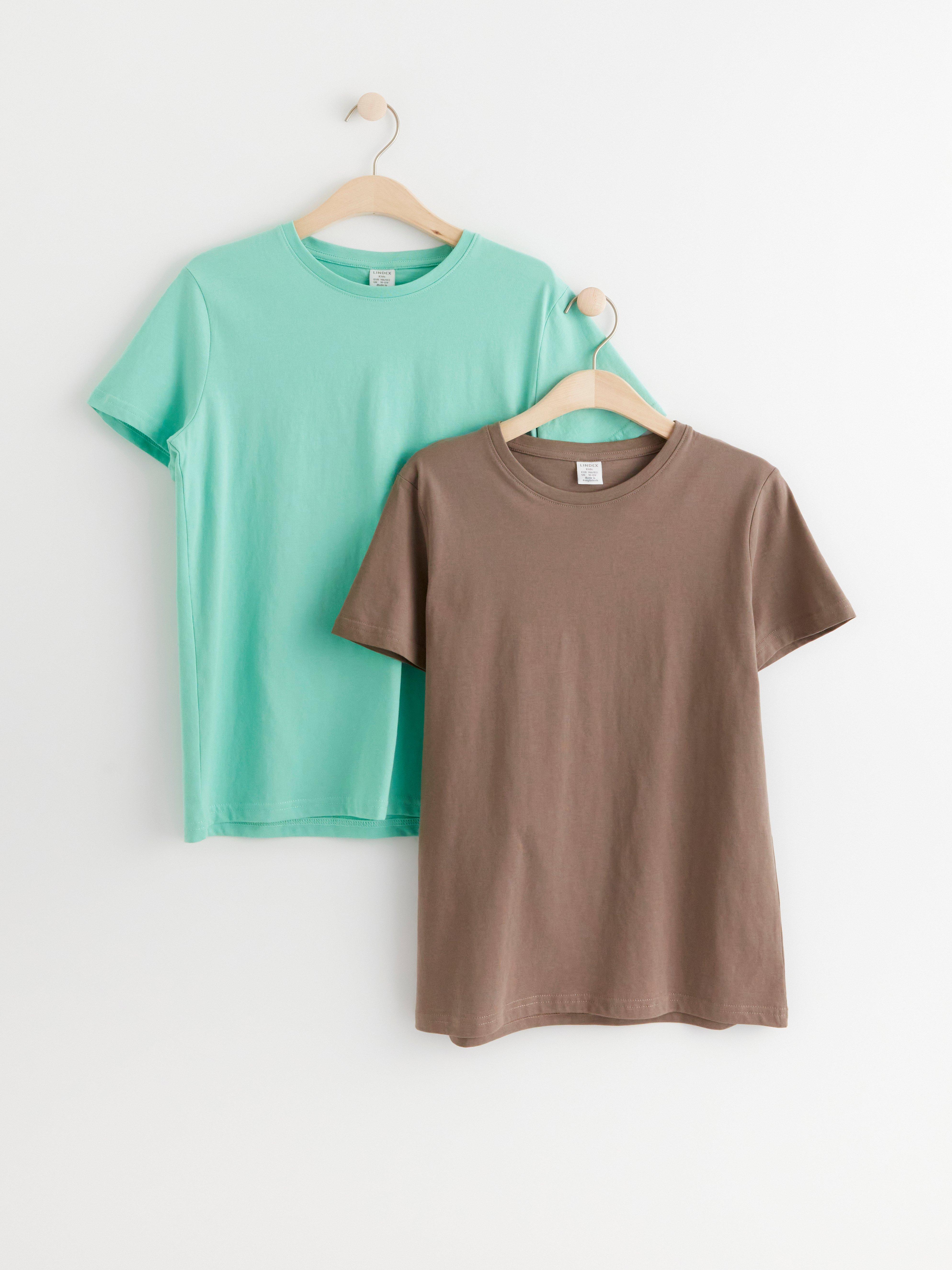 T-shirt - Barn - Khaki