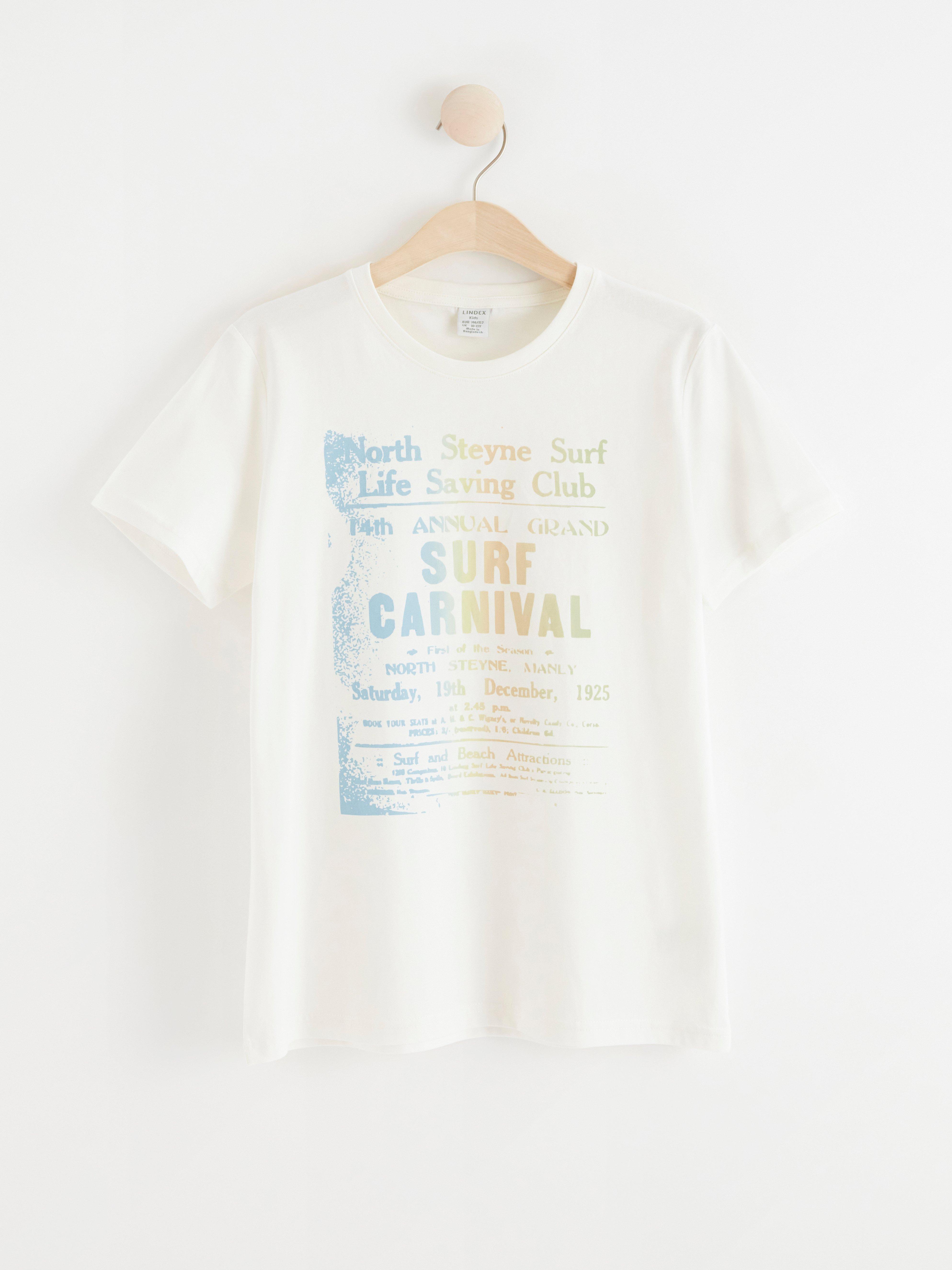 T-shirt - Barn - Hvit