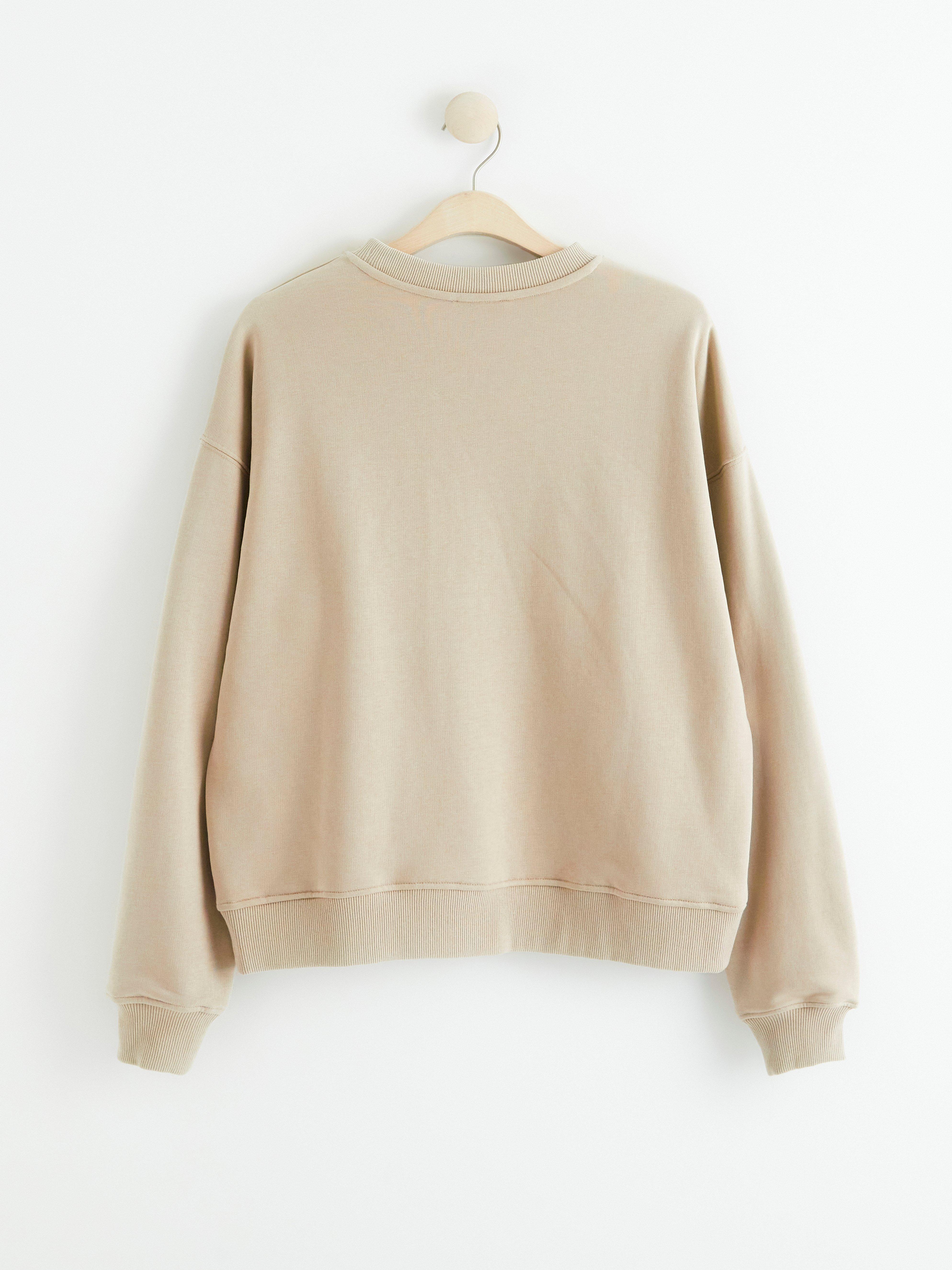 Sweatshirt - Womens Wear - Beige