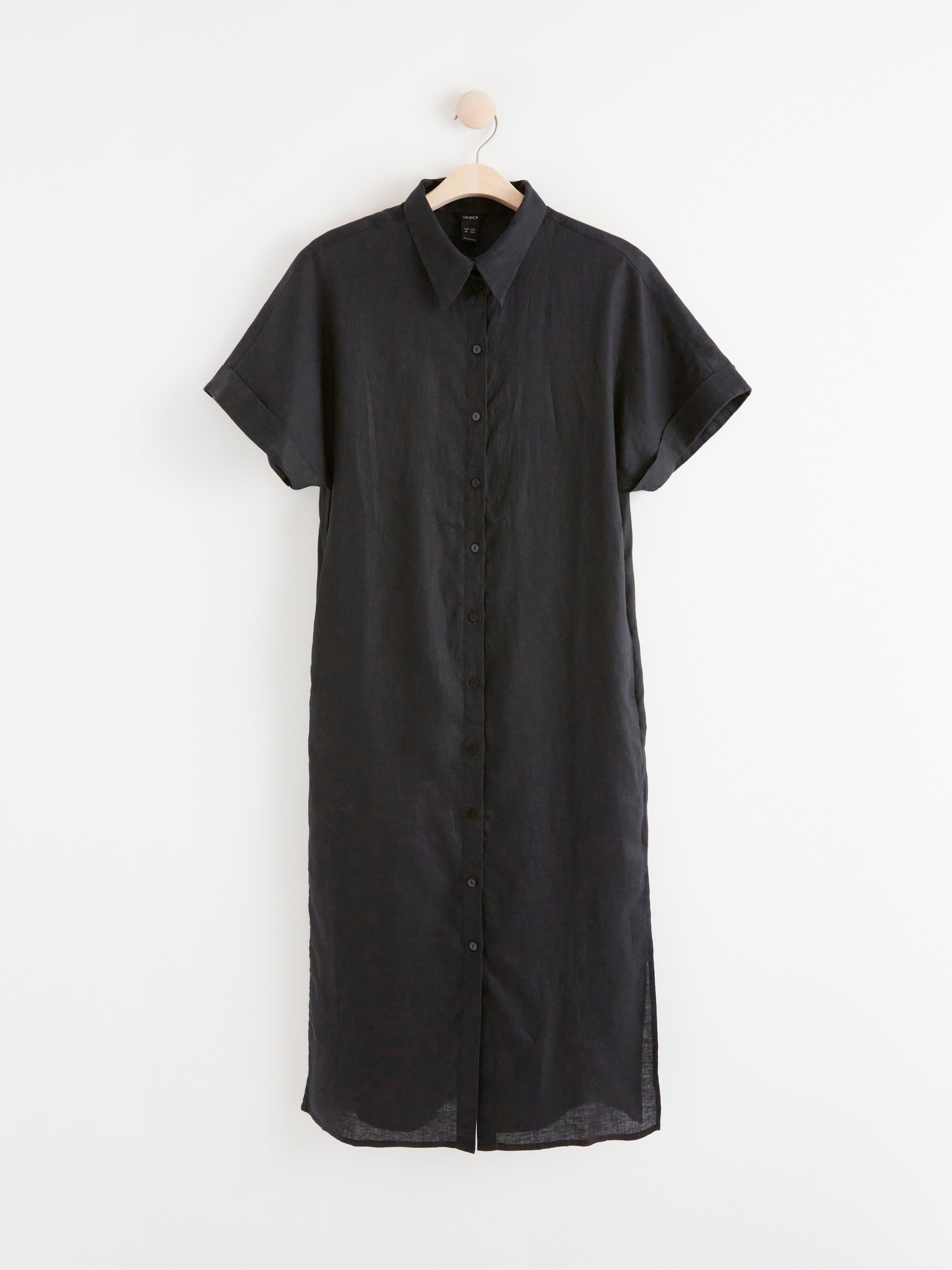 Linen shirt dress Lindex UK
