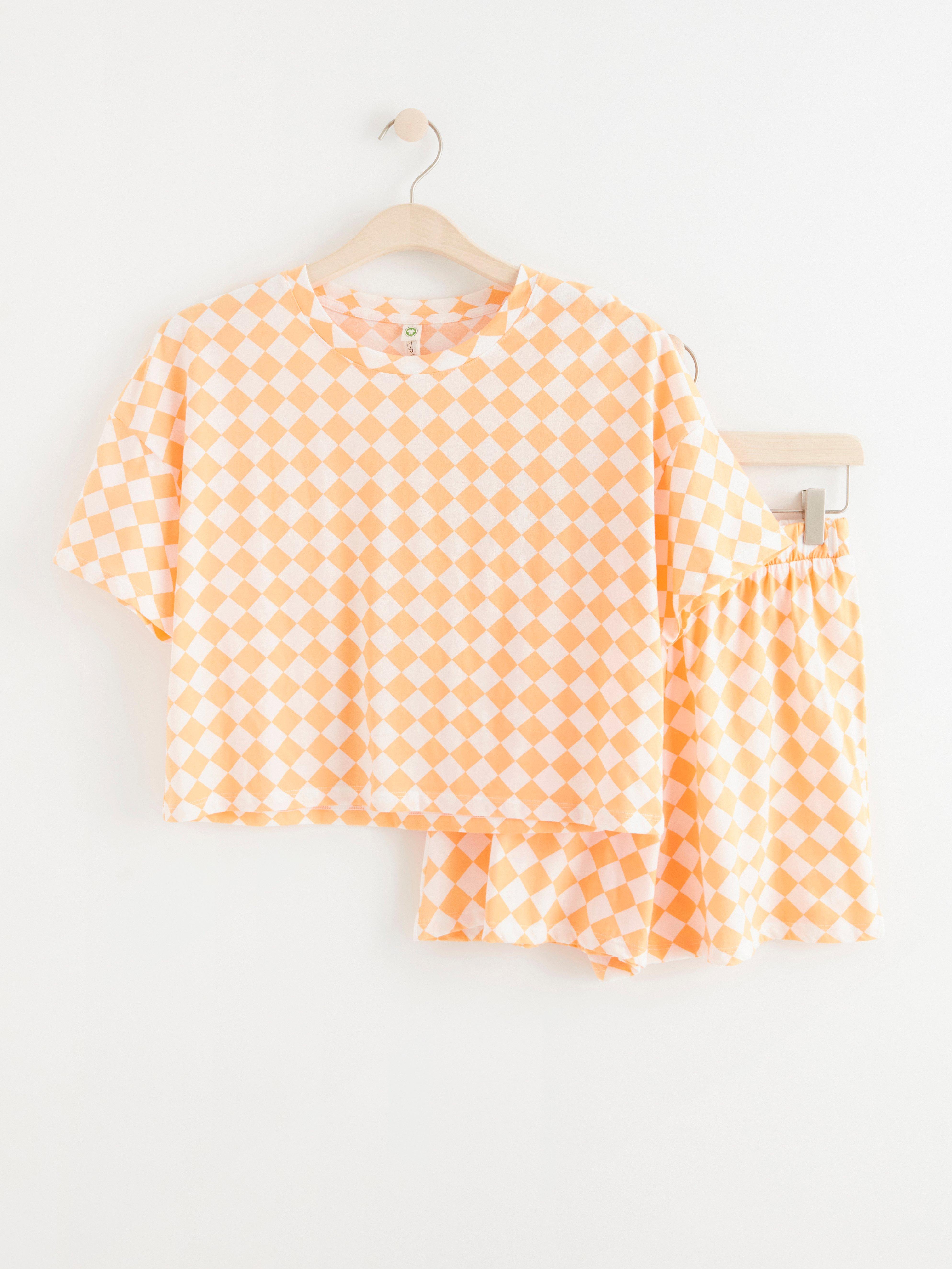 Pyjama Set - Lingerie - Orange