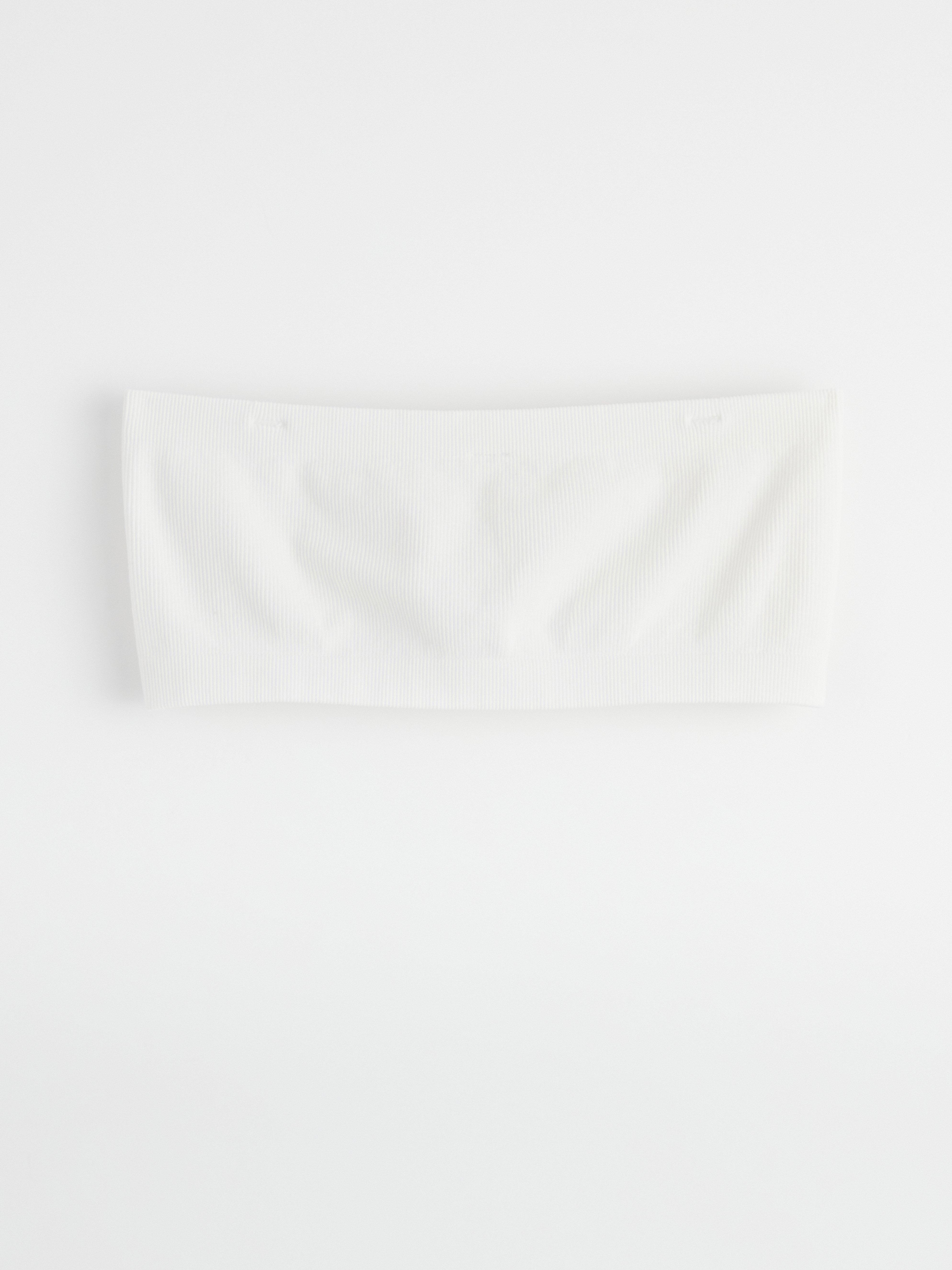 Bandeau-BH - Undertøy - Hvit