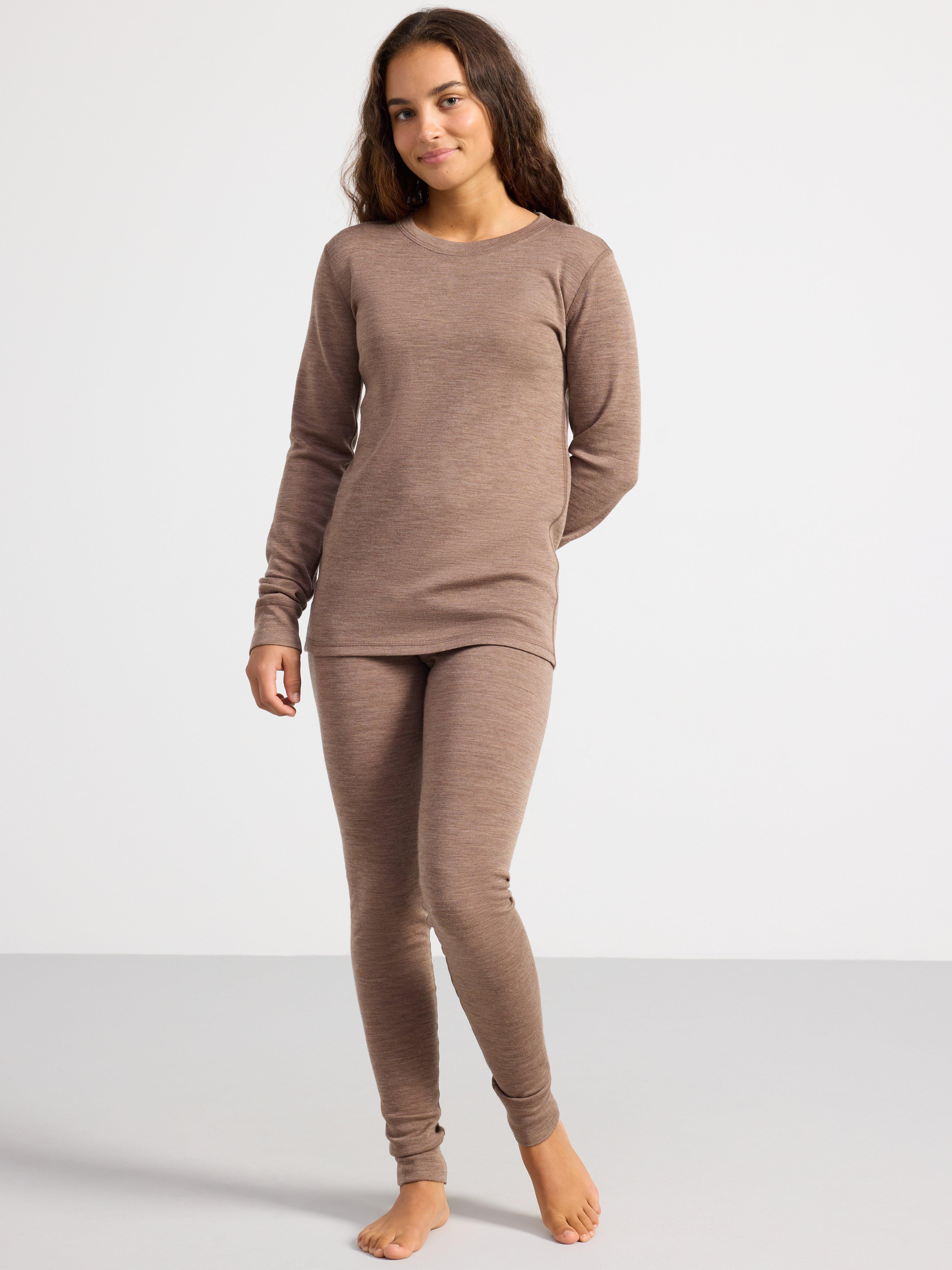 Merino wool long hot sale johns women's