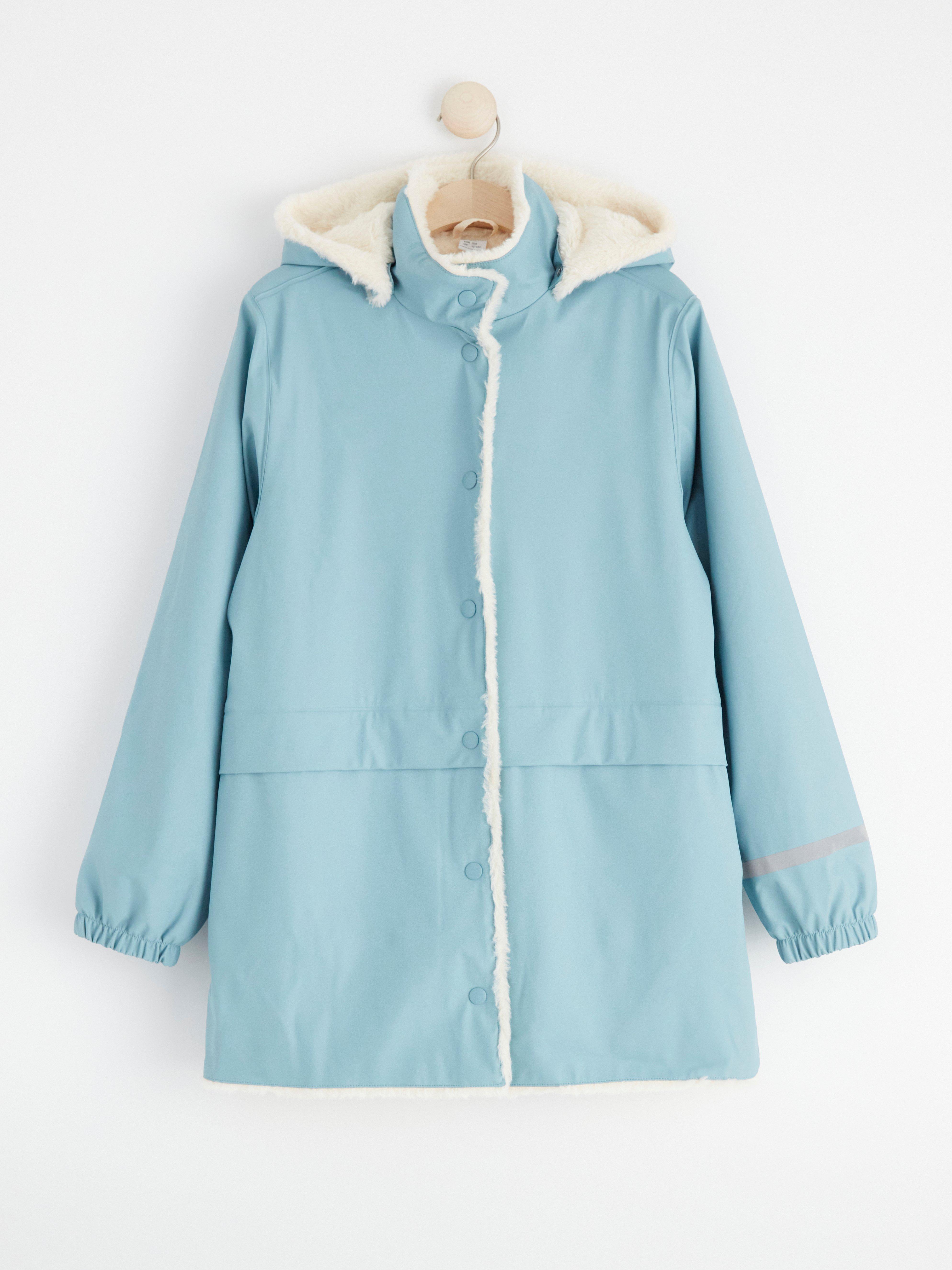 Regnjacka - Barn - Turkos