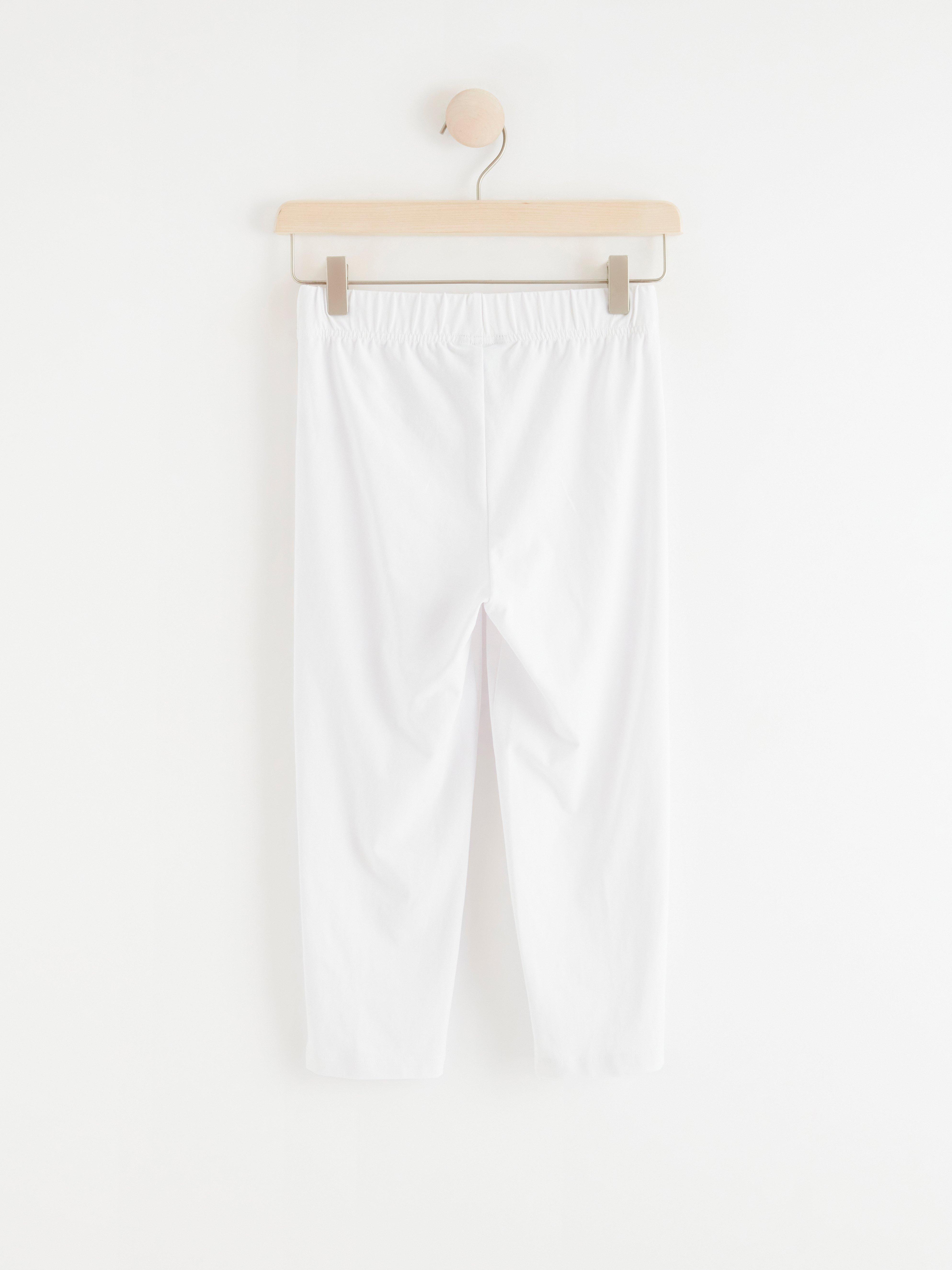 Capri Leggings - Womens Wear - White