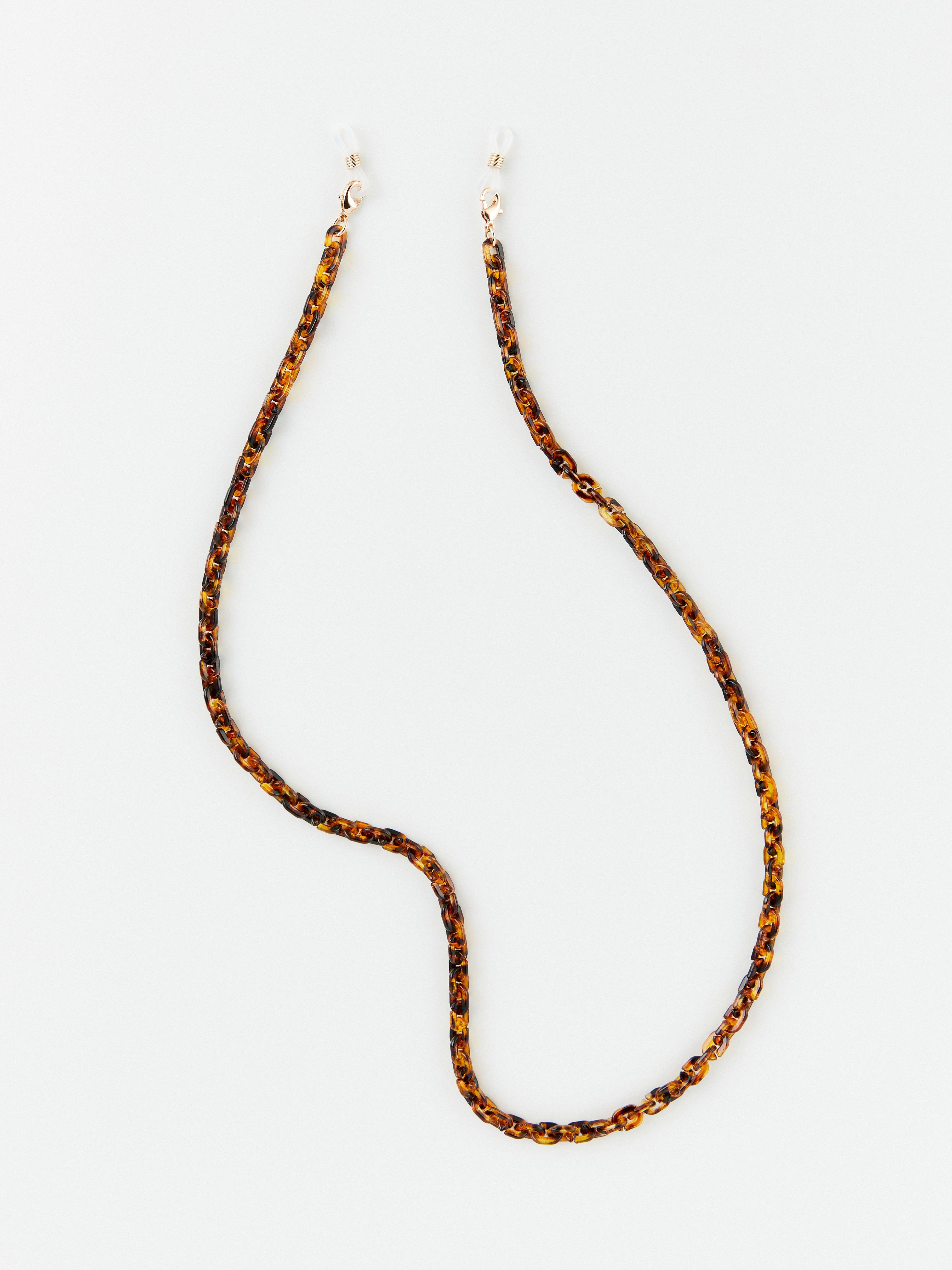 Glasses Chain - Womens Wear - Brown