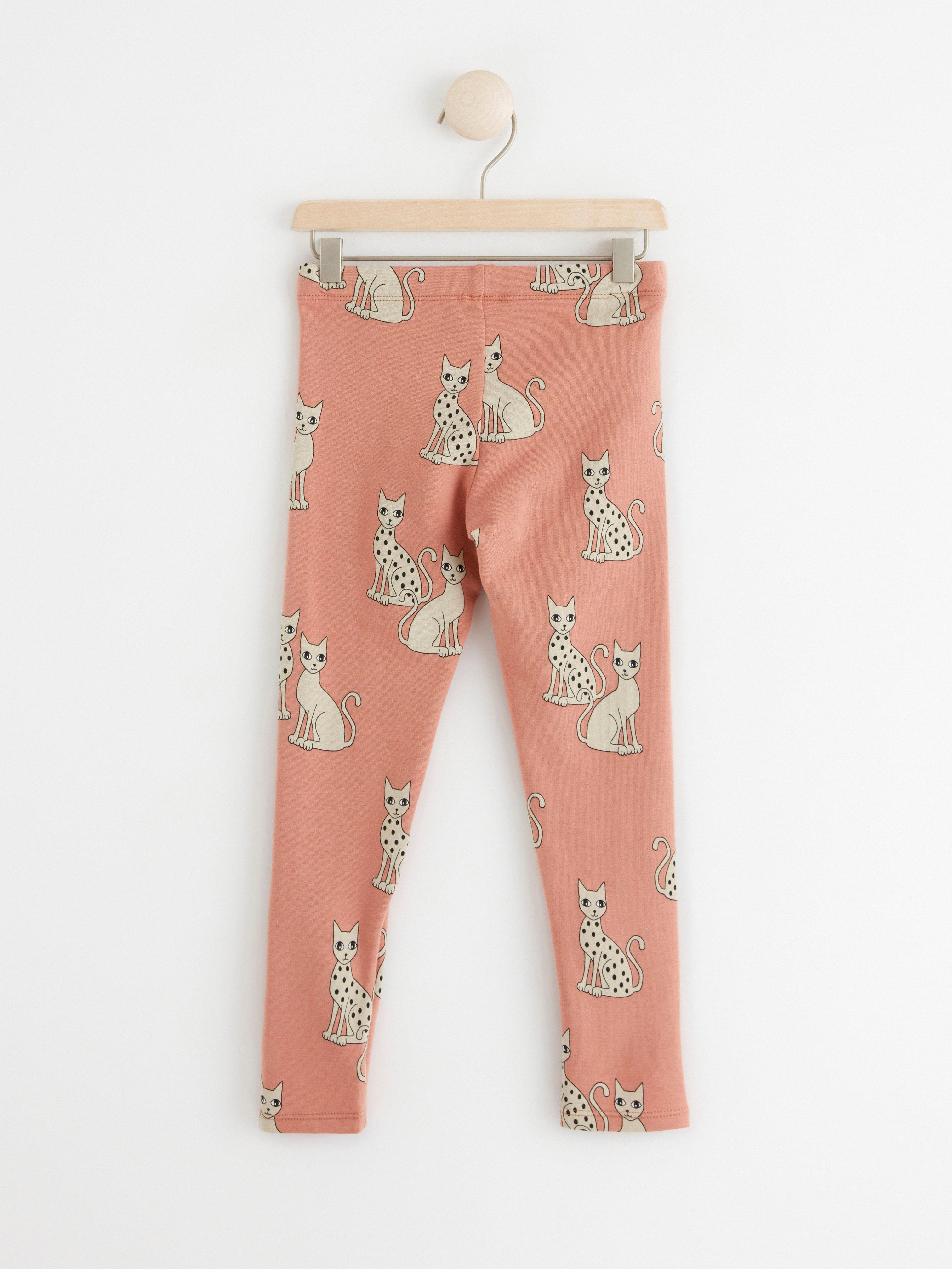 Leggings - Barn - Beige