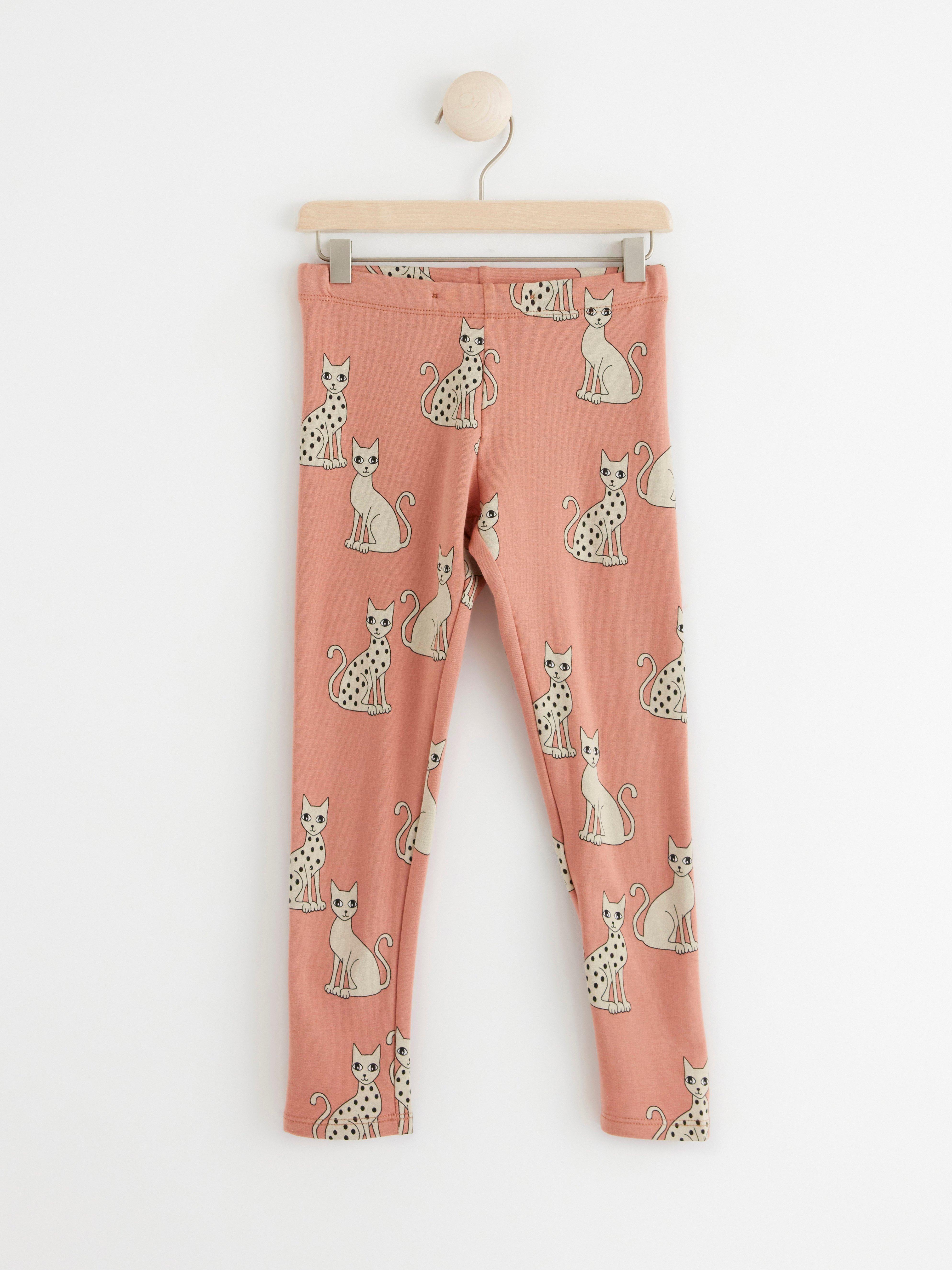 Leggings - Barn - Beige