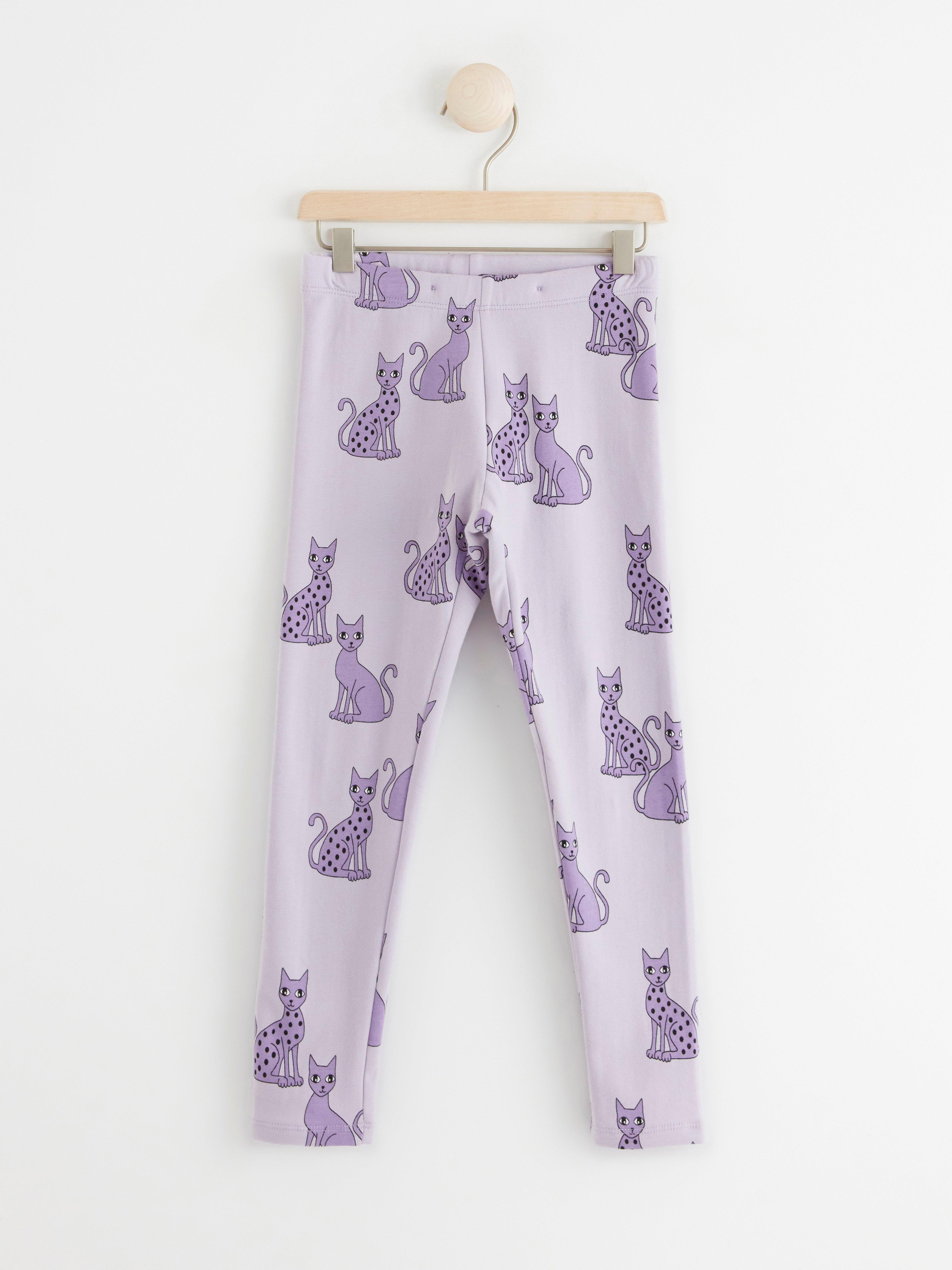 Leggings - Barn - Lila