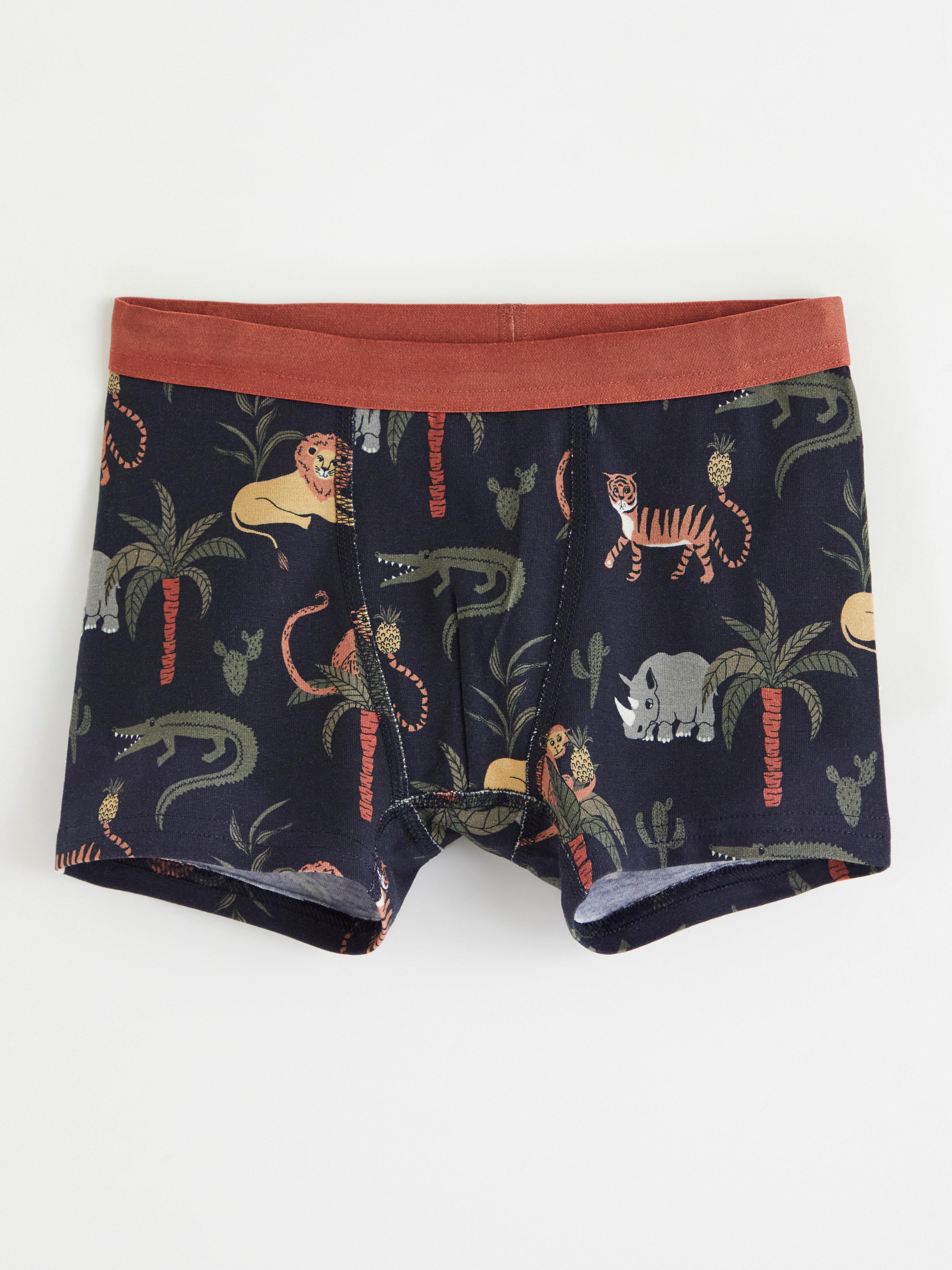 Boxershorts med djungeldjur