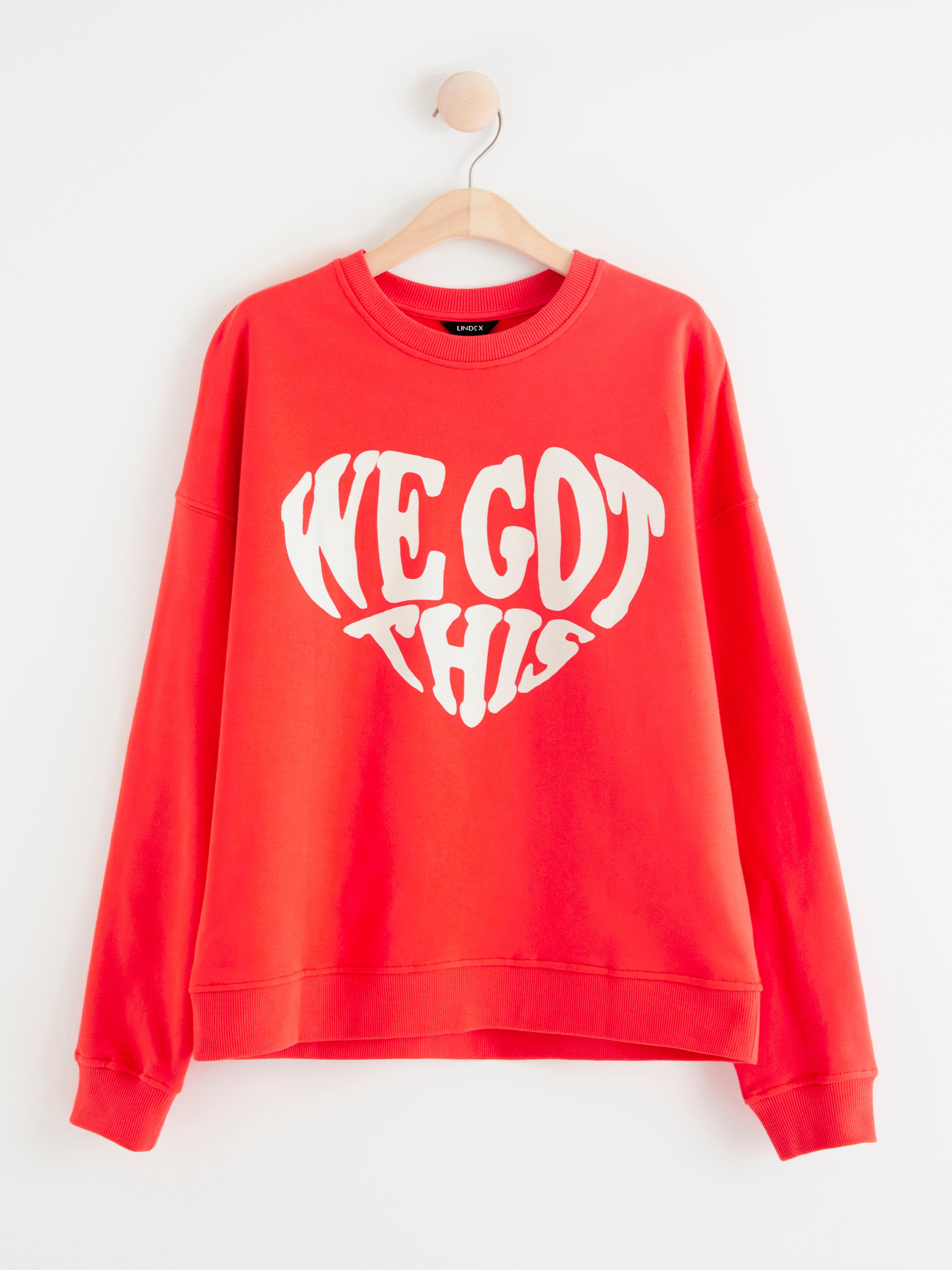Sweatshirt - Womens Wear - Red