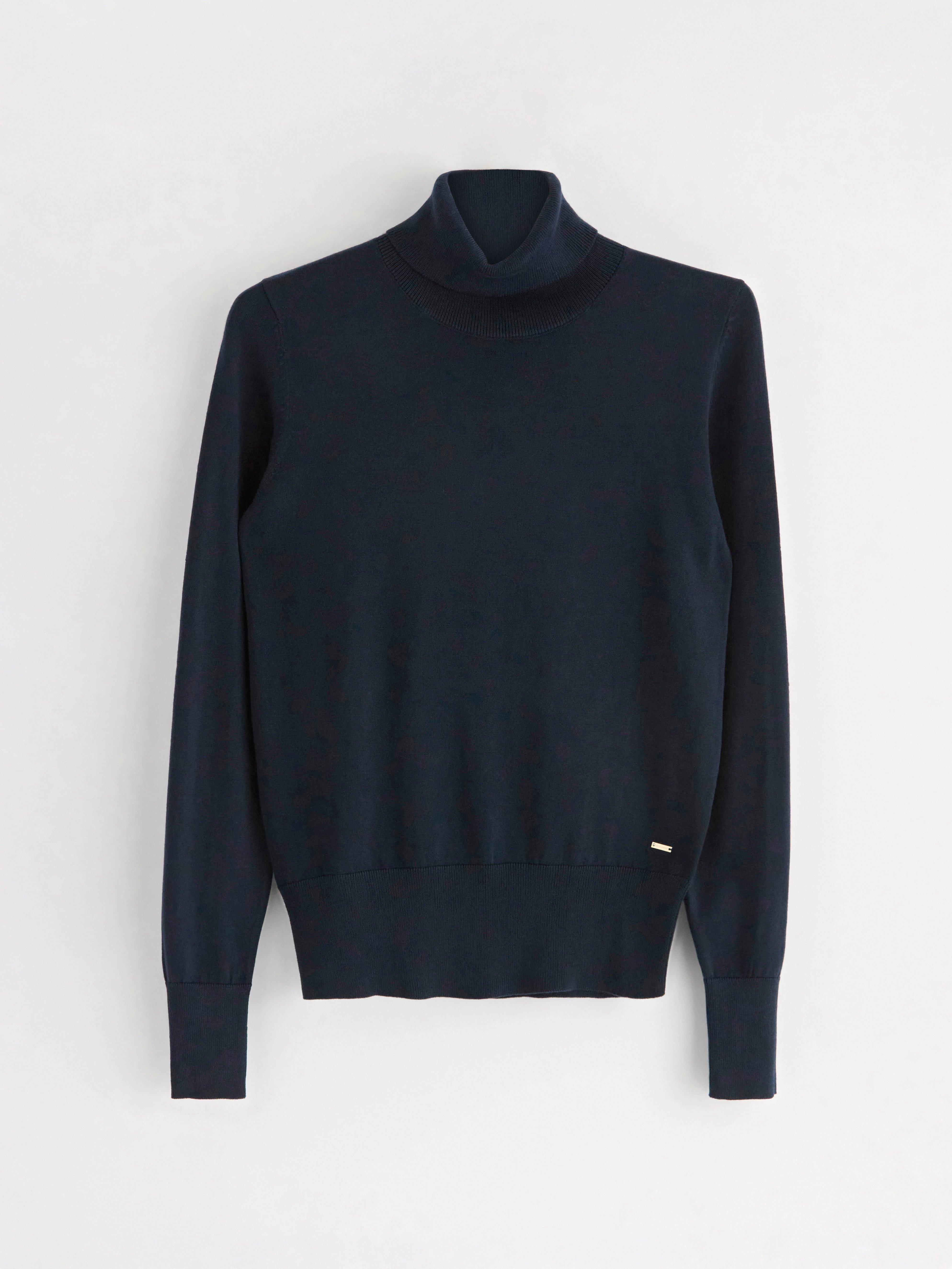 Turtleneck - Dame - Blå