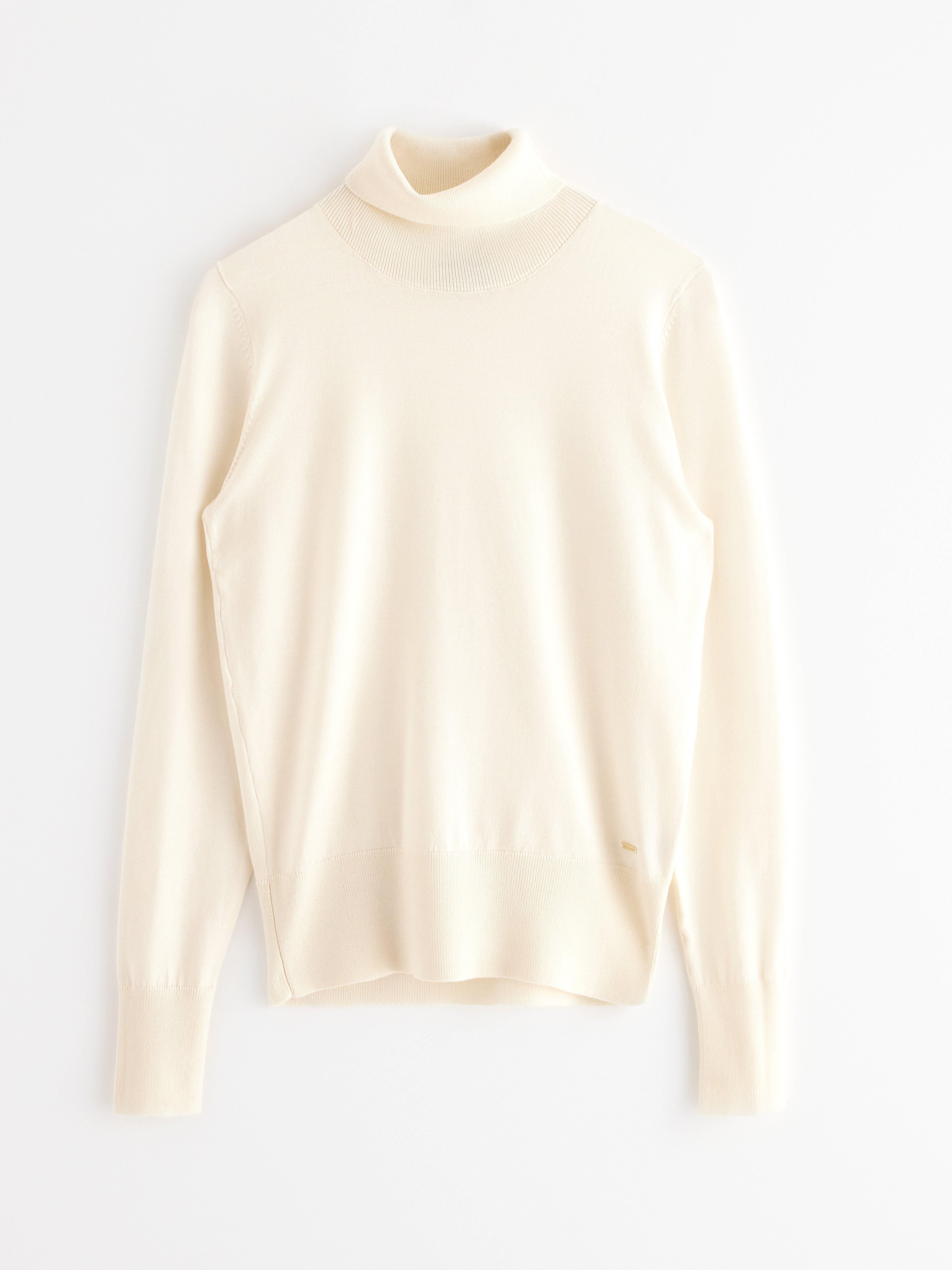 Turtleneck - Dame - Hvid