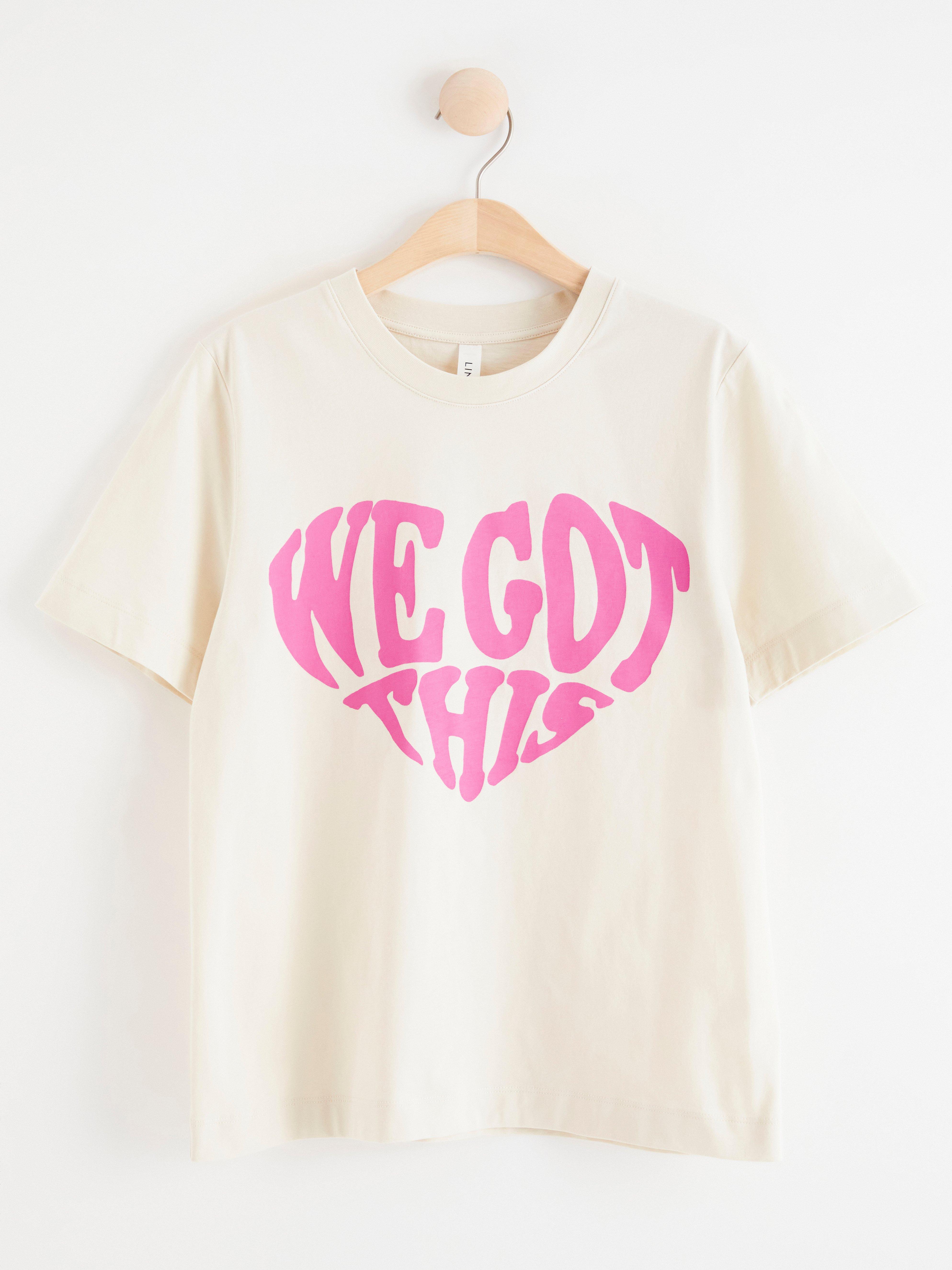 T-shirt - Dam - Beige