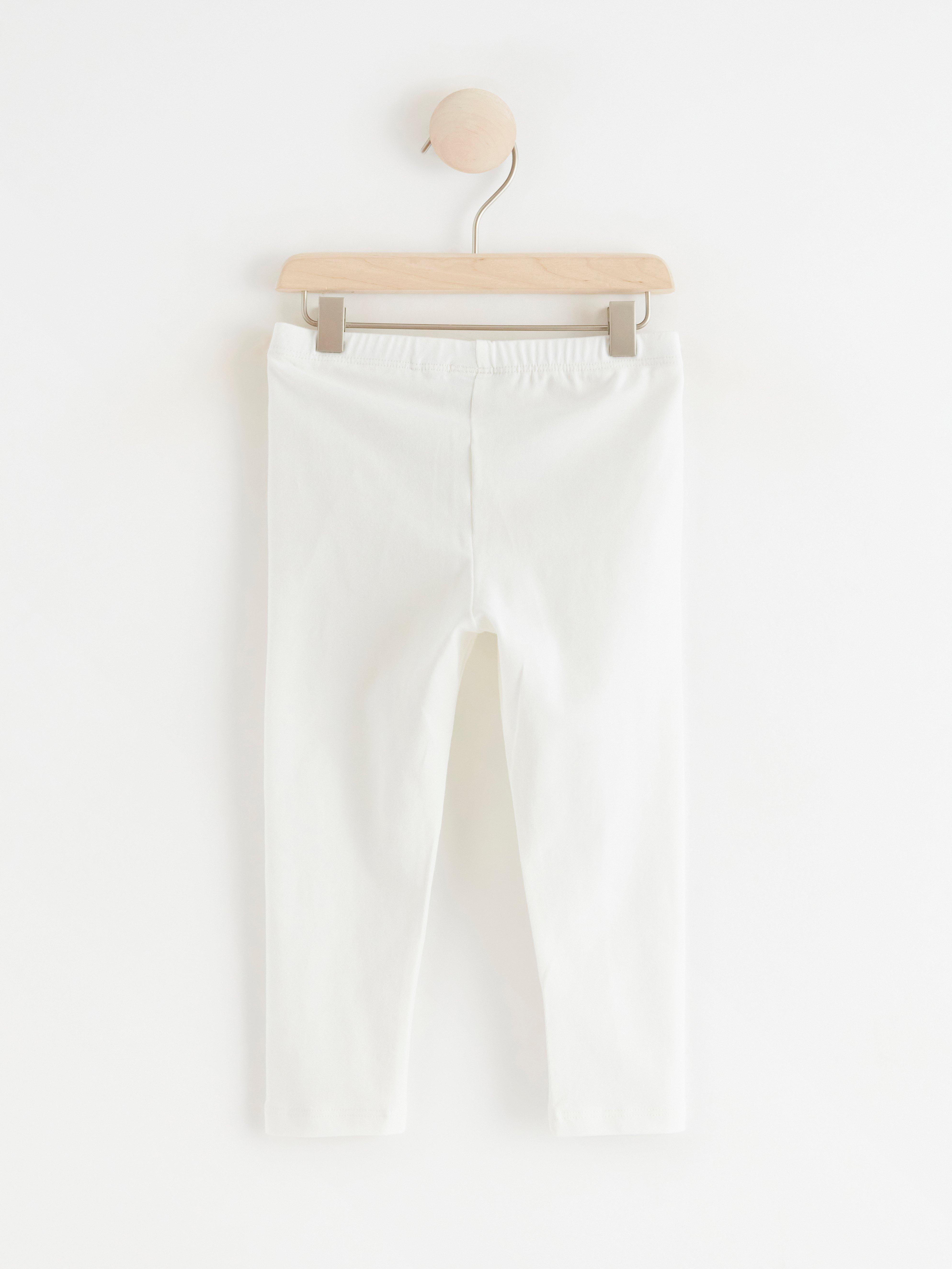Leggings - Barn - Vit
