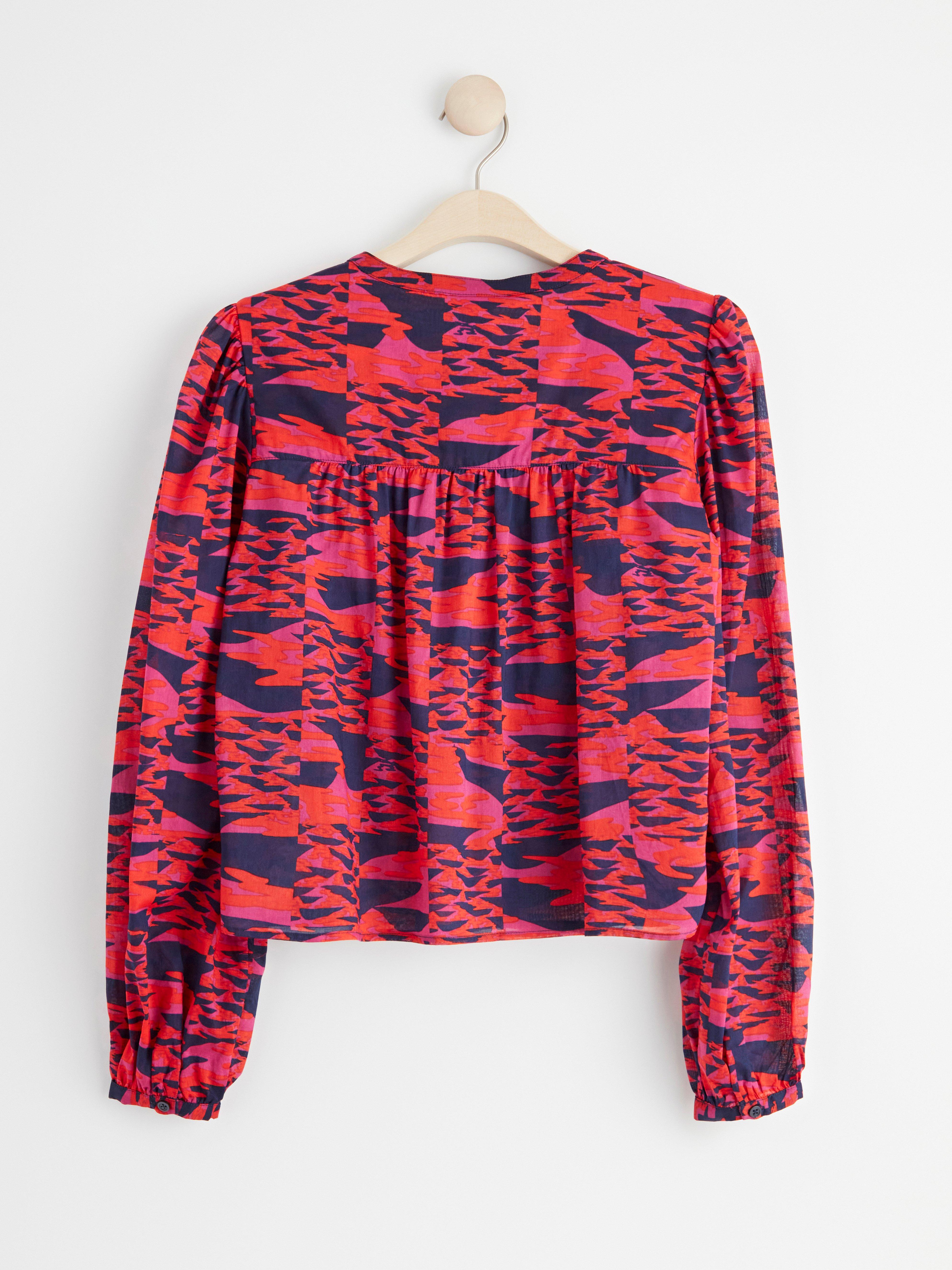 Bluse - Dame - Rød