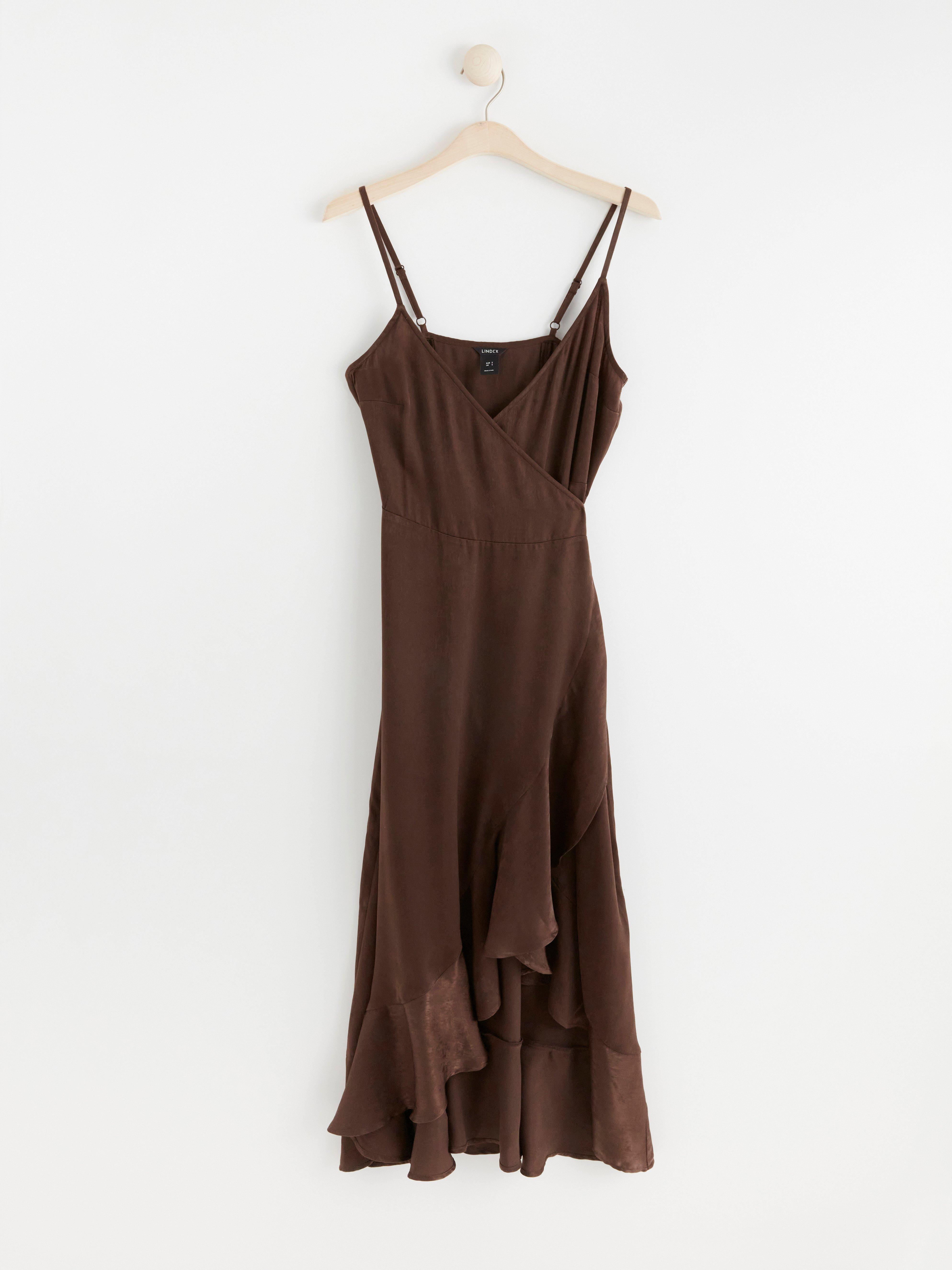 Zavinovacie šaty - Ženy - Hnedá