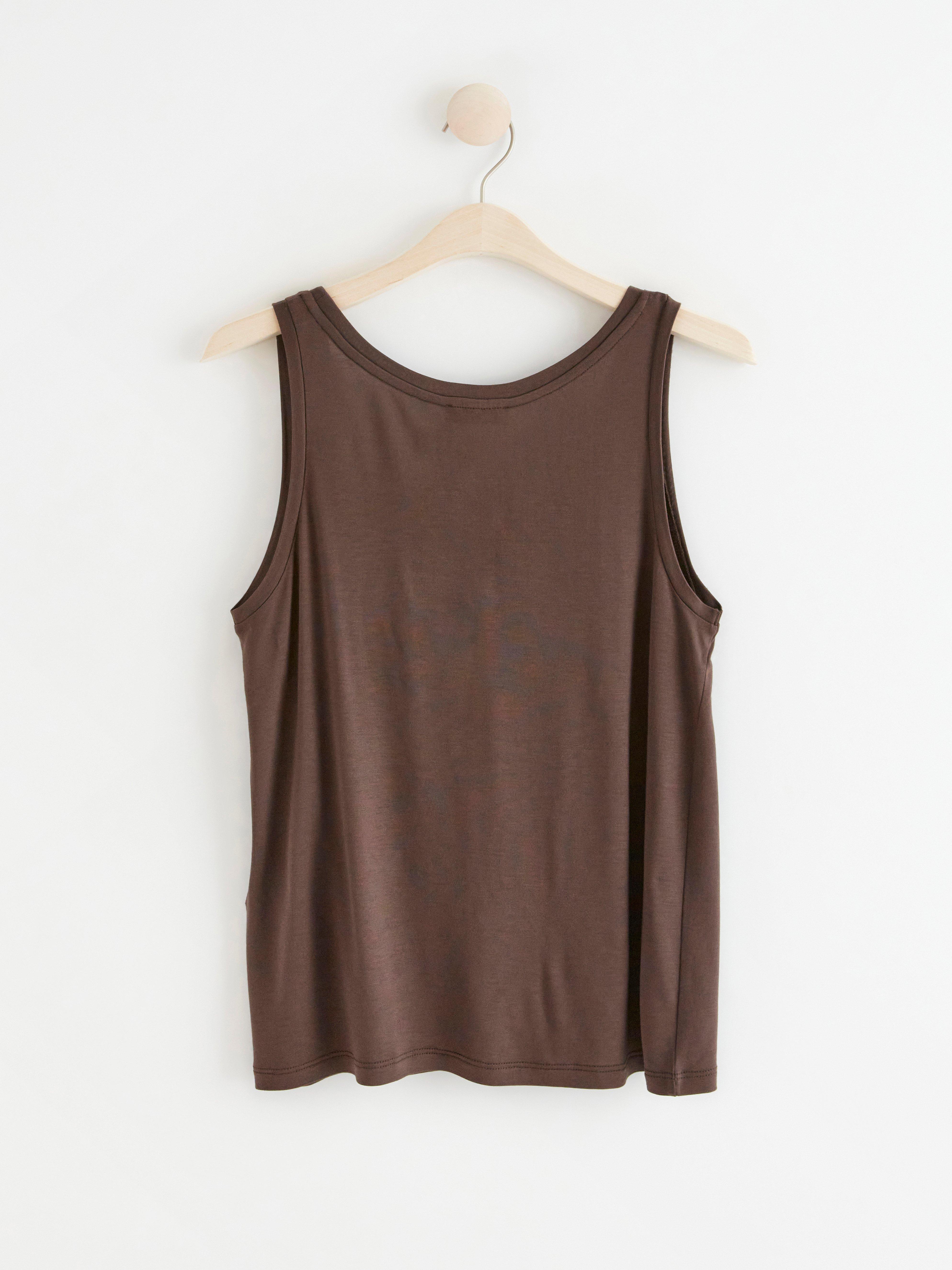 Topp - Dame - Brun
