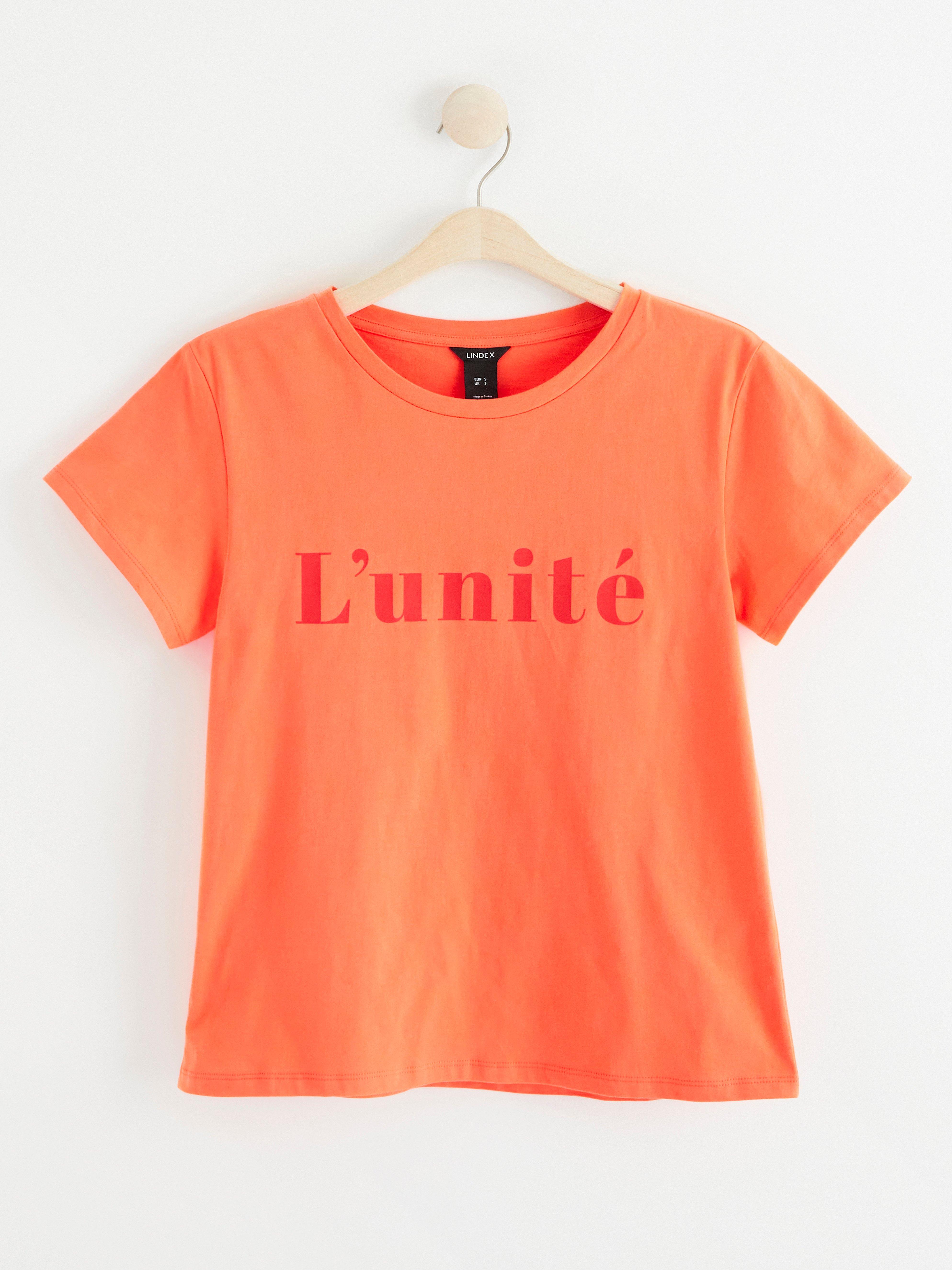 T-shirt - Dam - Orange