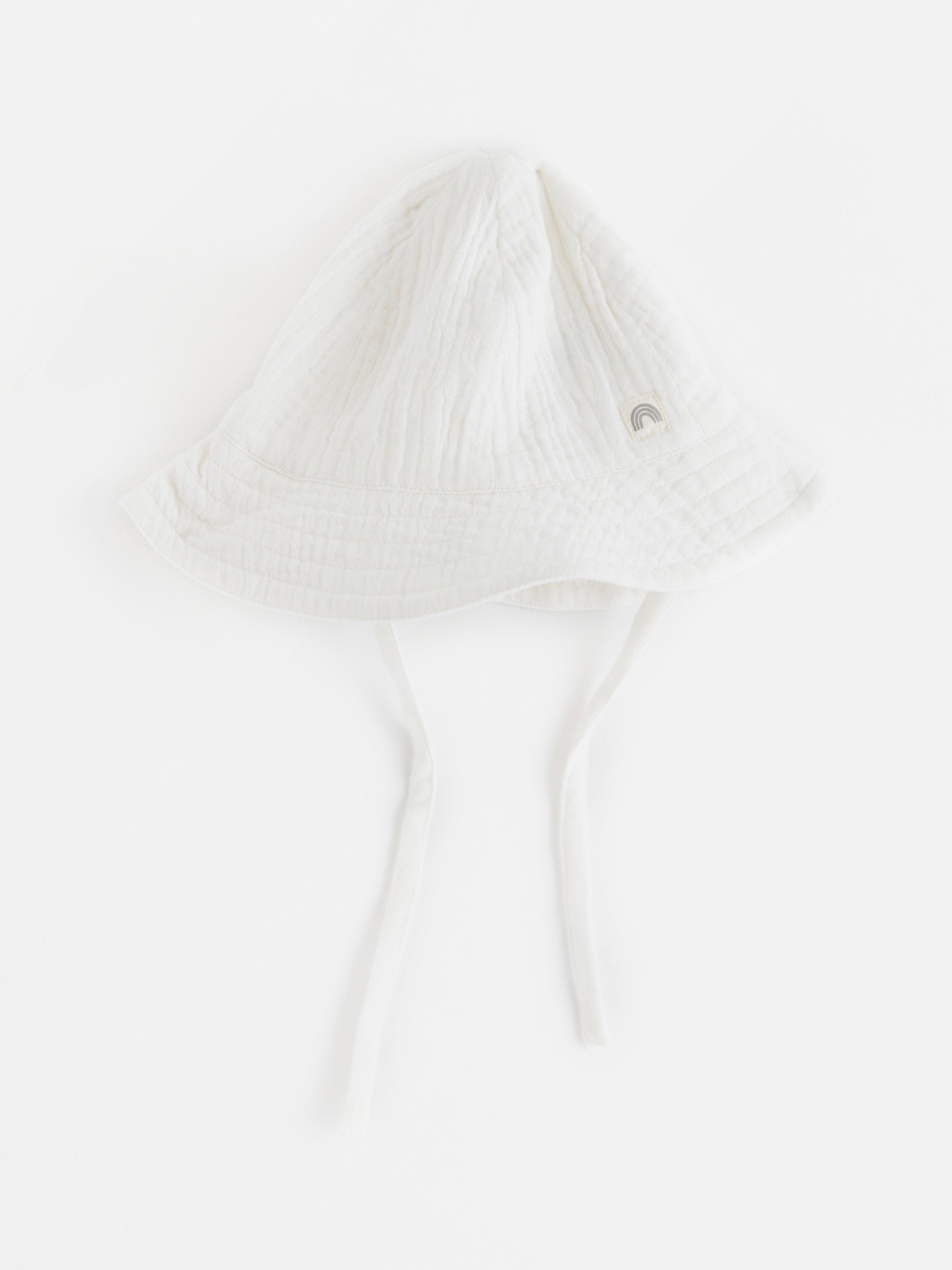 Solhatt - Barn - Vit