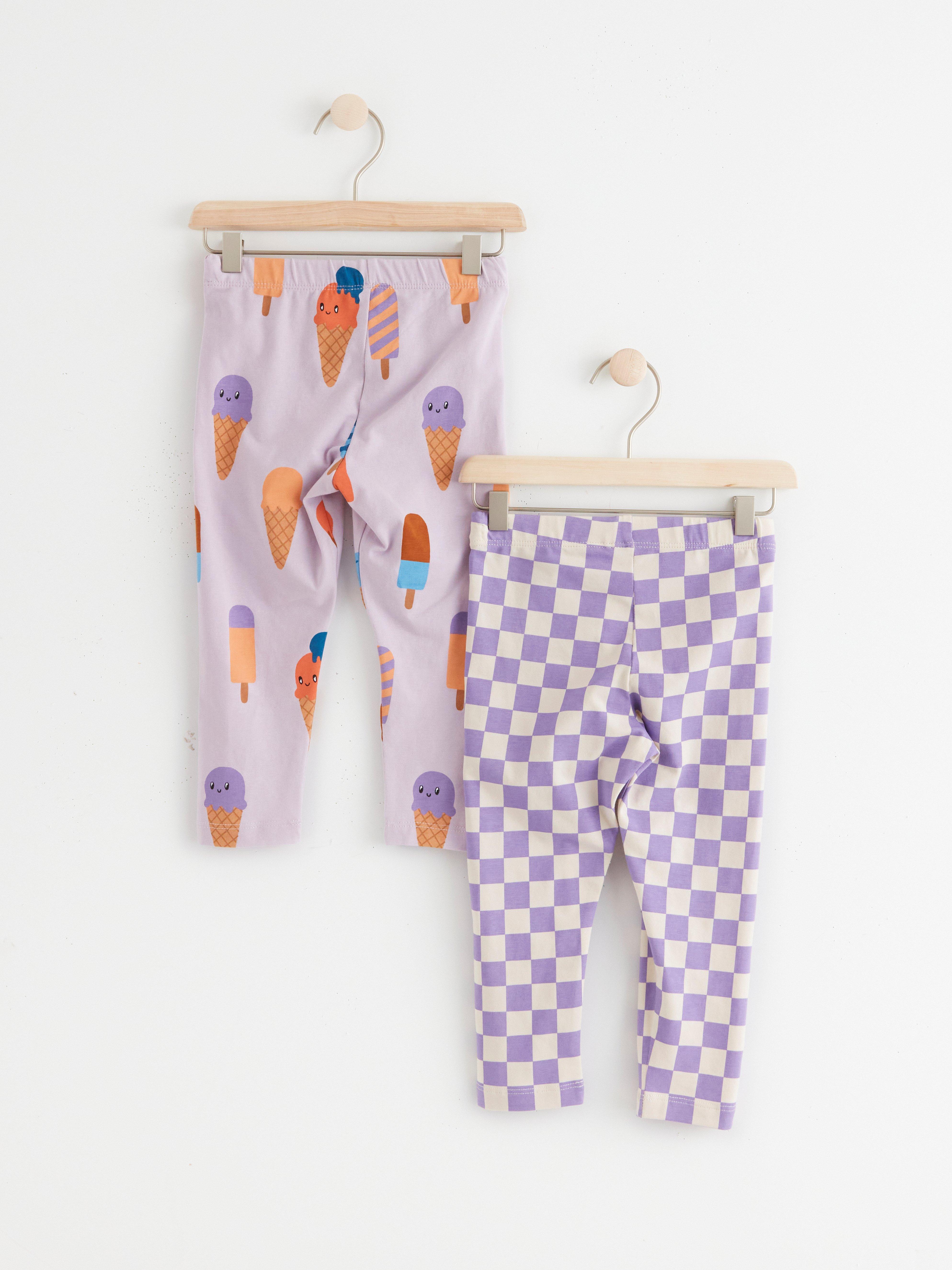 Leggings - Barn - Lila