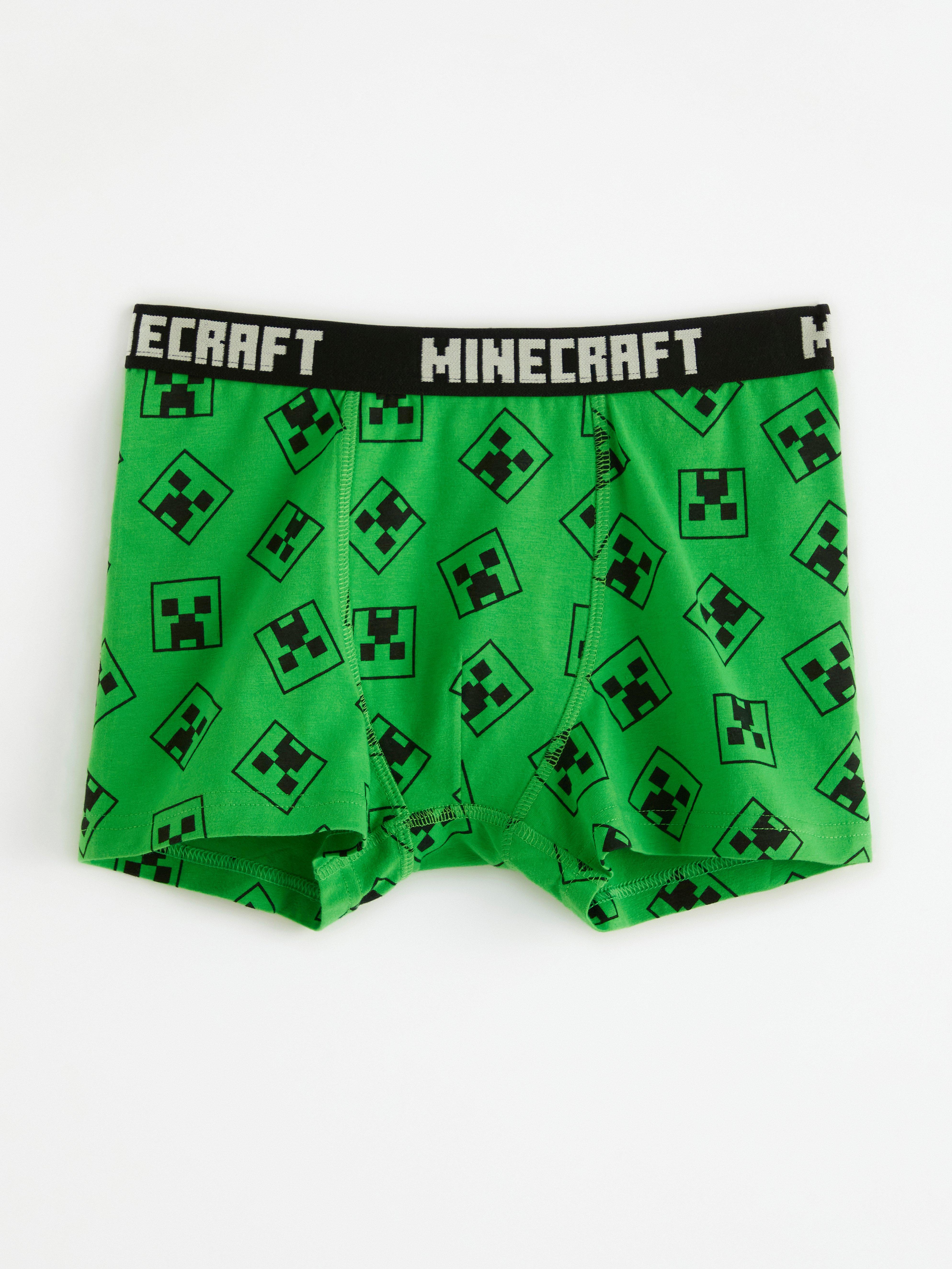 Creeper boxers, Minecraft