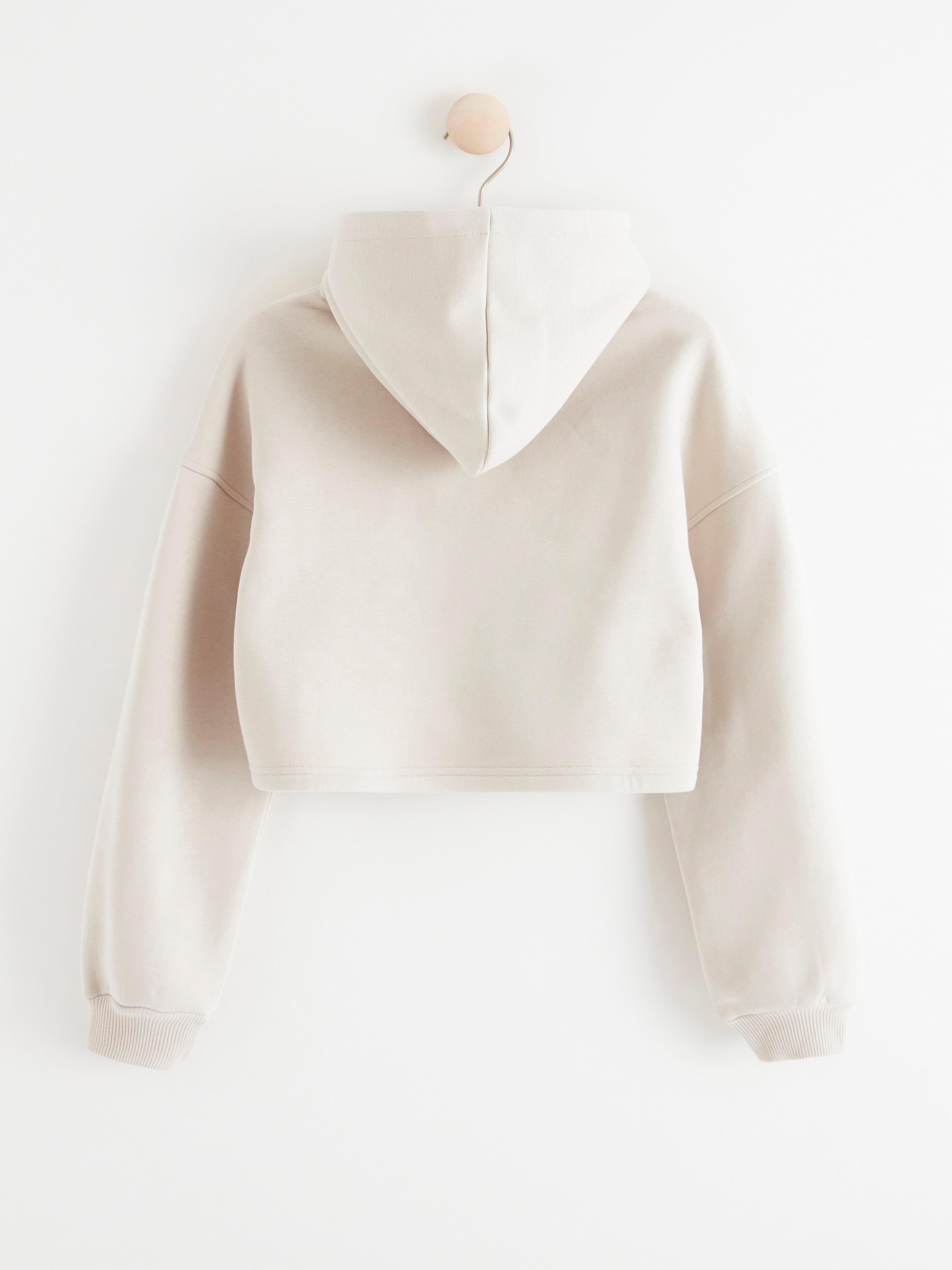 Hooded Sweatshirt - Kids Wear - Beige