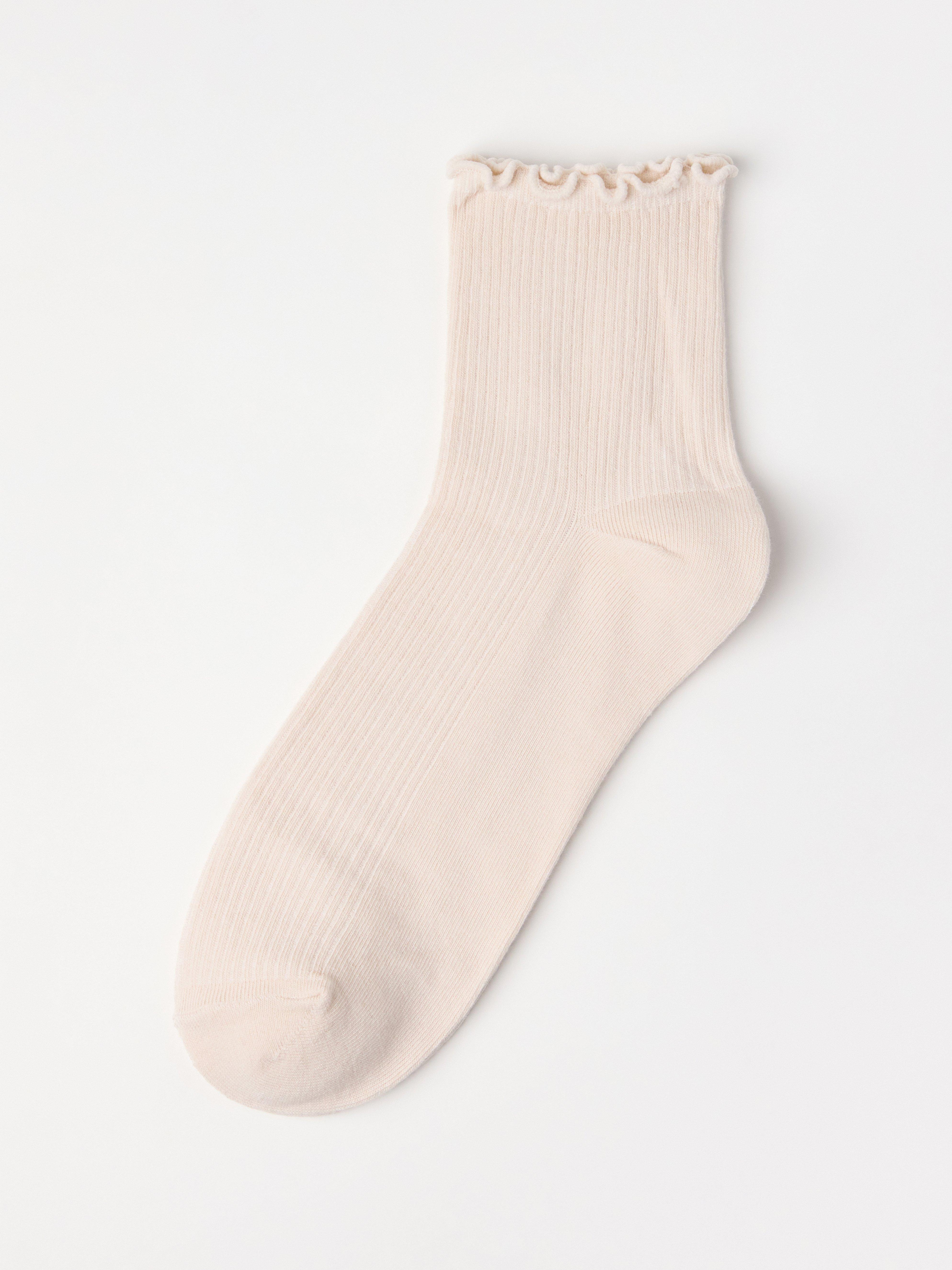 Høje ankelstrømper - Undertøj - Beige