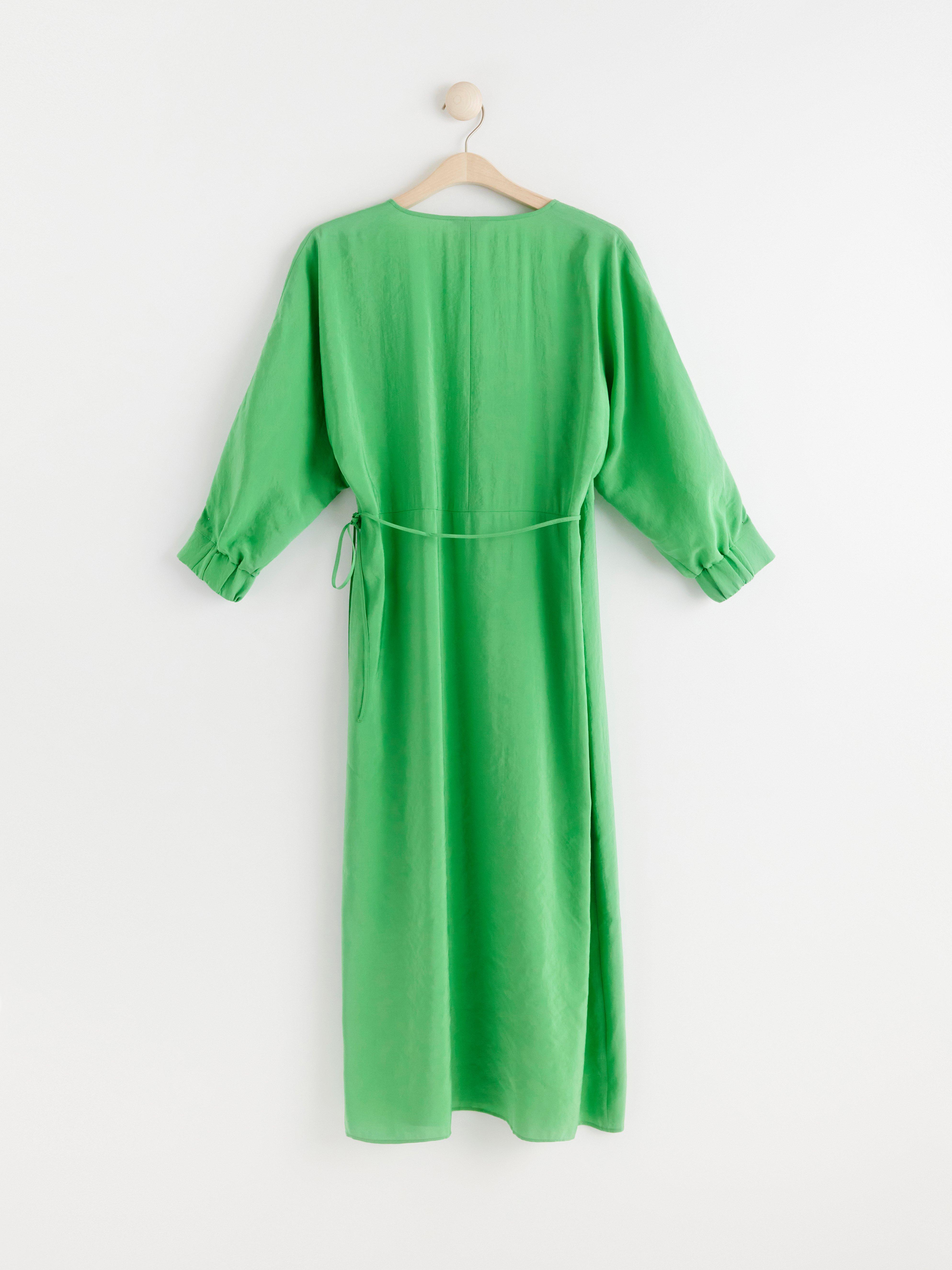 Wrap Dress - Womens Wear - Green