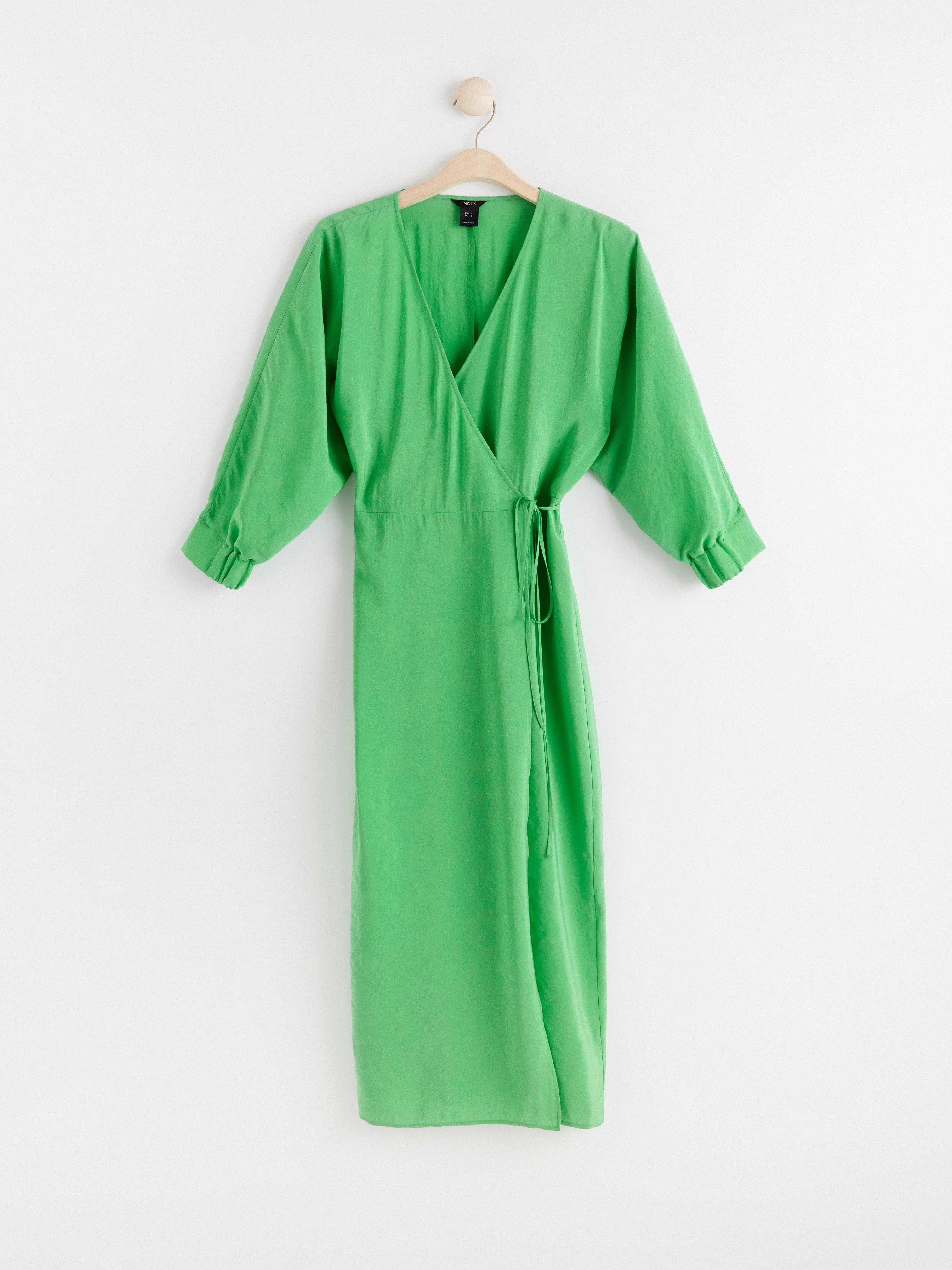 Wrap Dress - Womens Wear - Green
