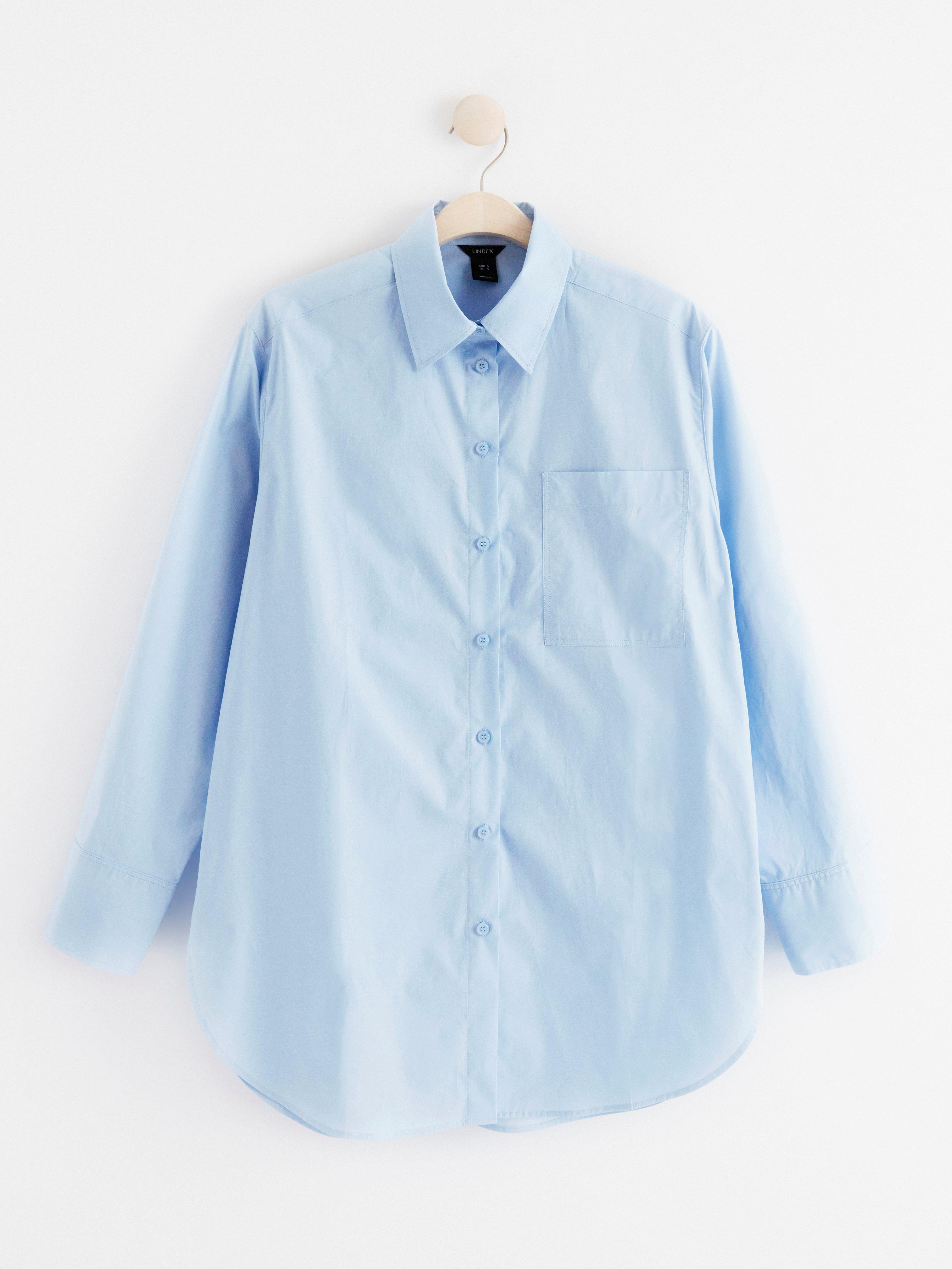 Oversized cotton shirt
