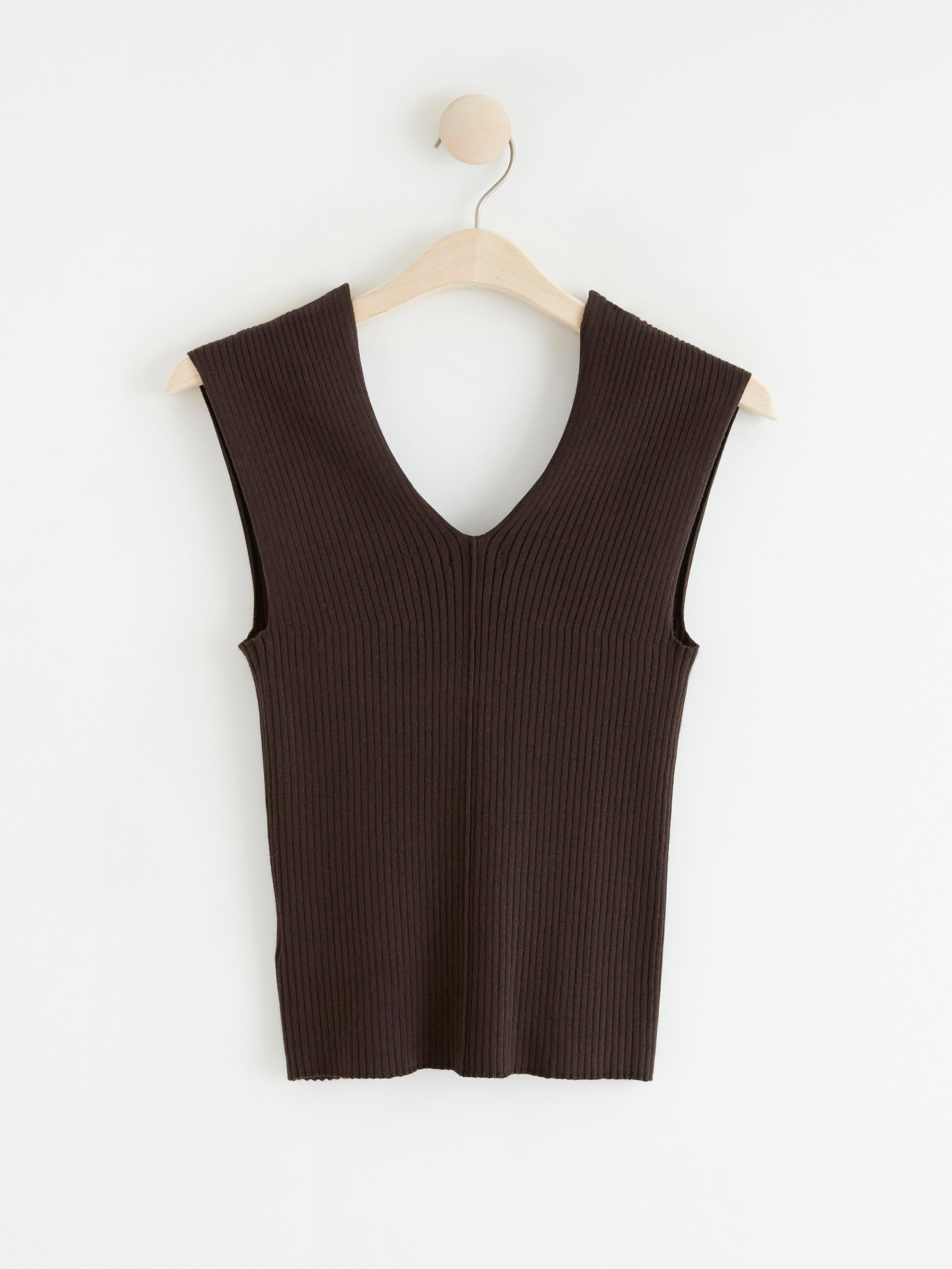 Topp - Dame - Brun