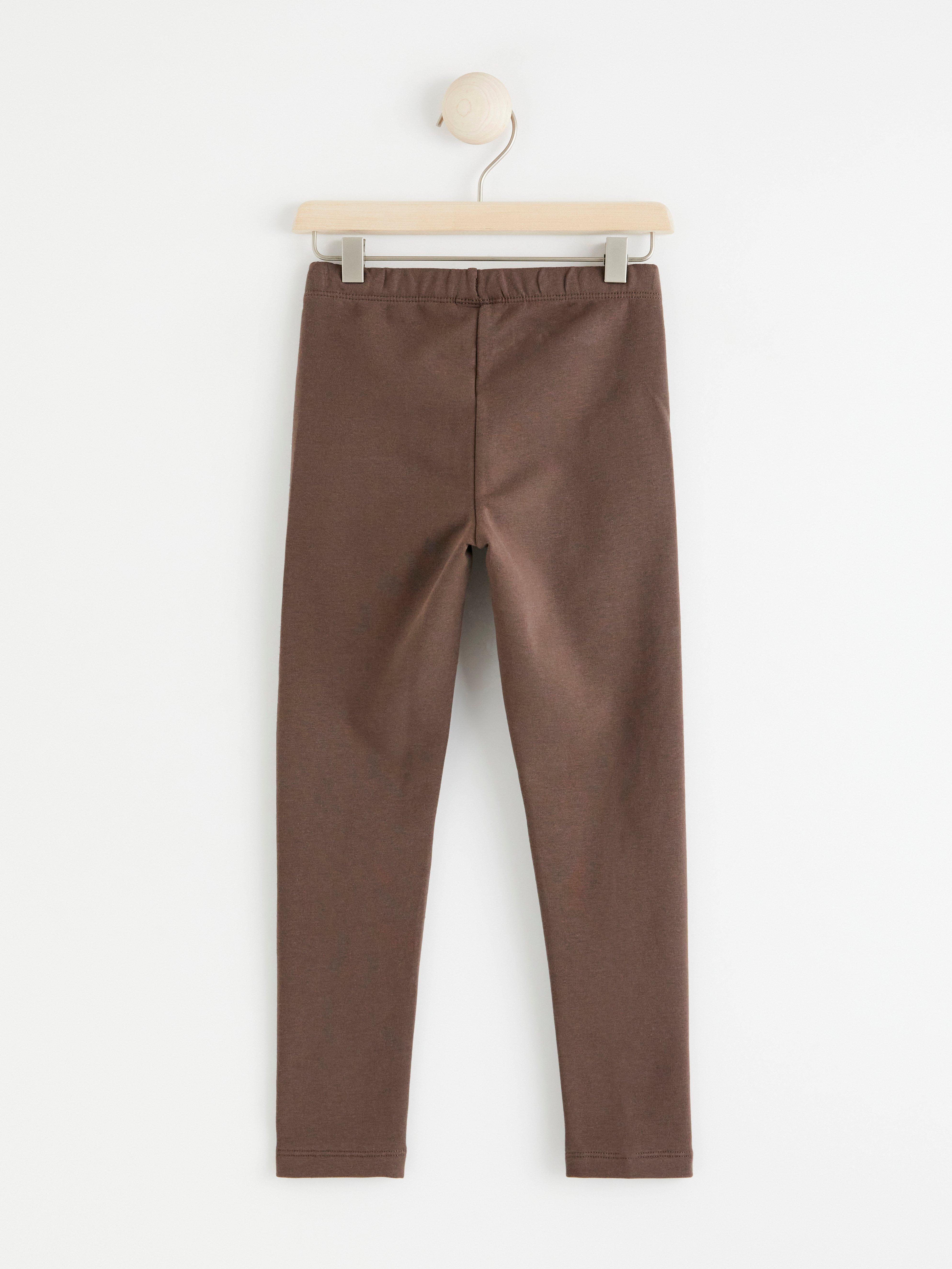 Leggings - Barn - Brun