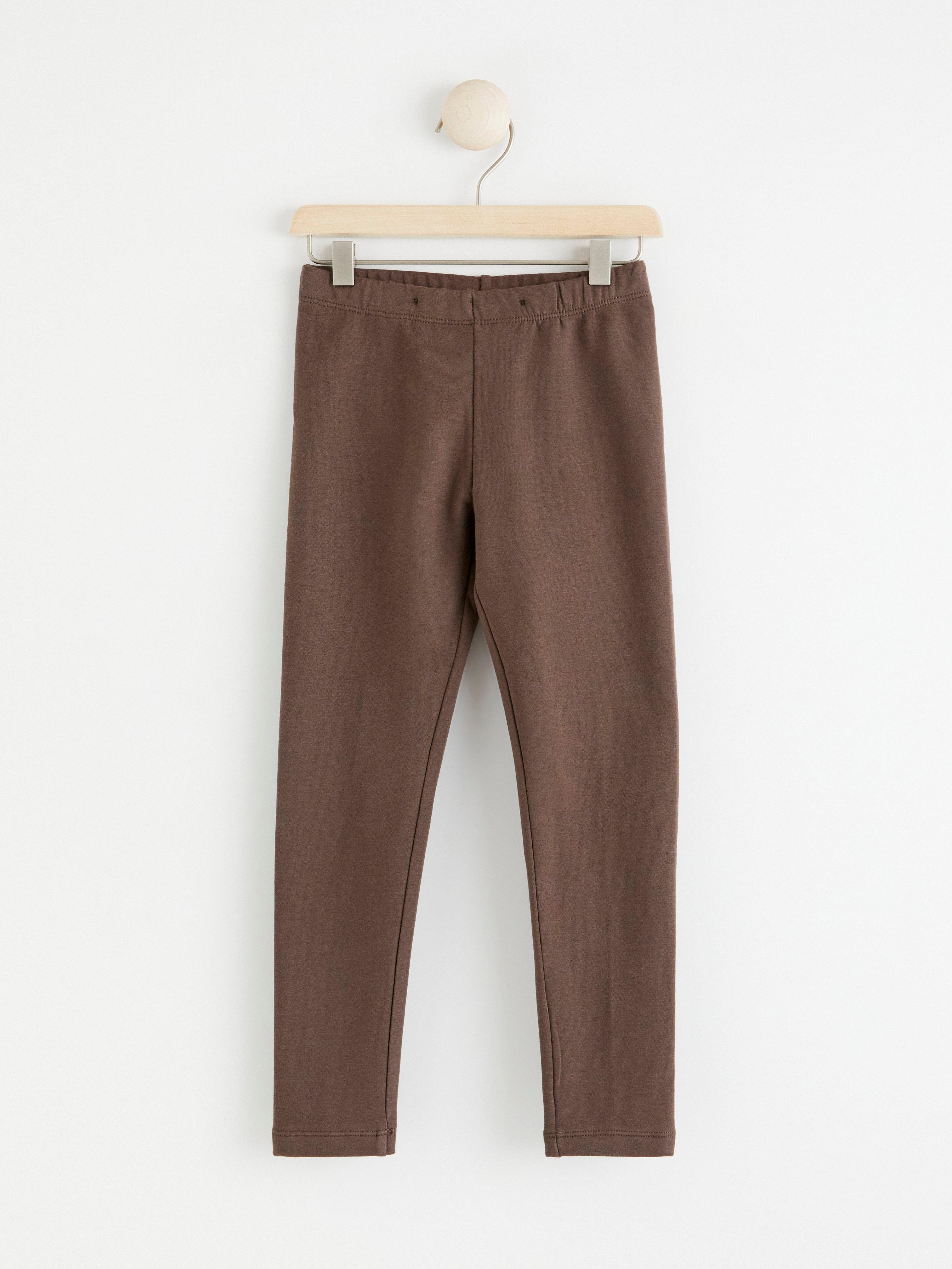 Leggings - Barn - Brun