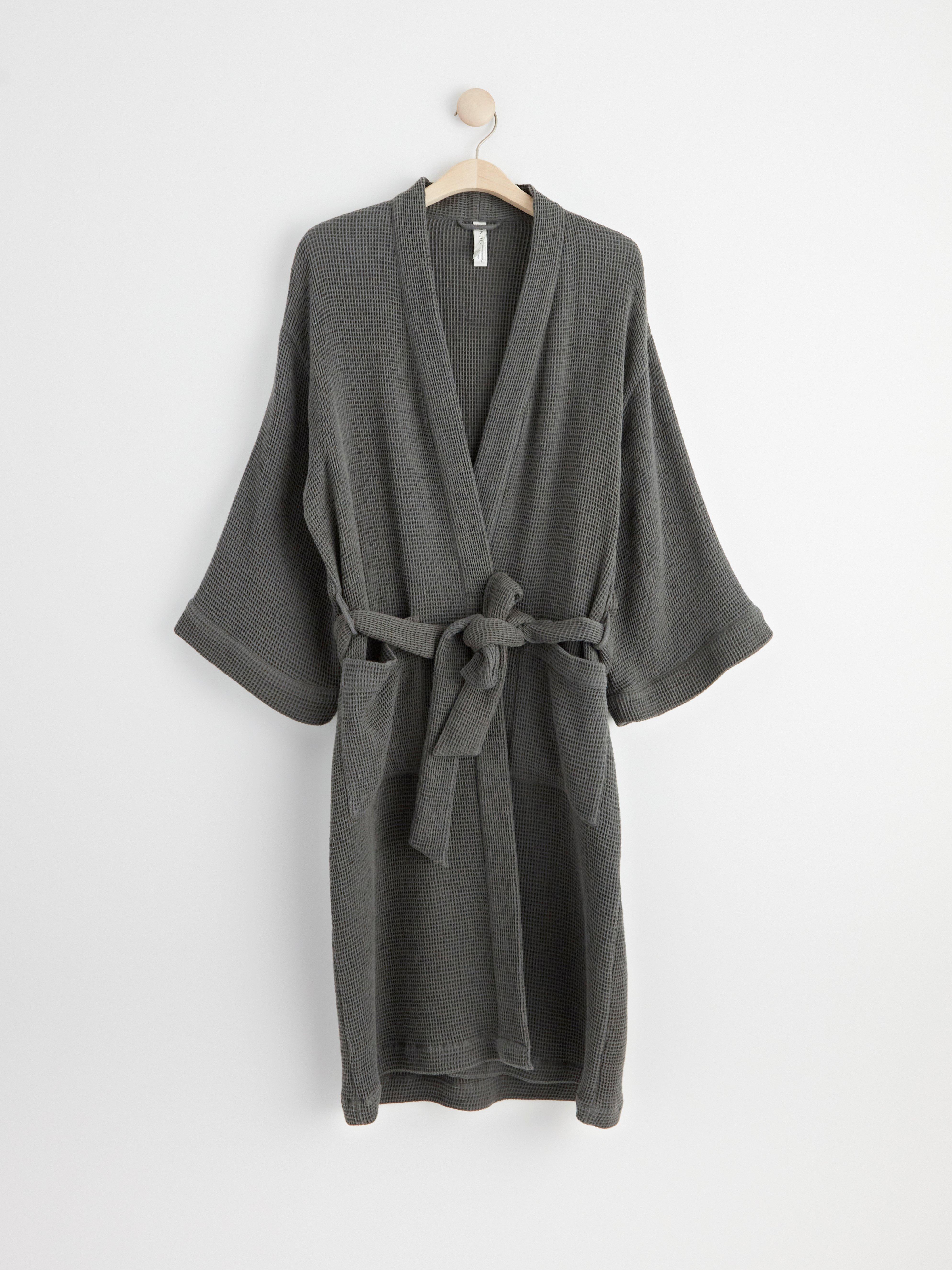 Morgonrock - Underkläder - Grå