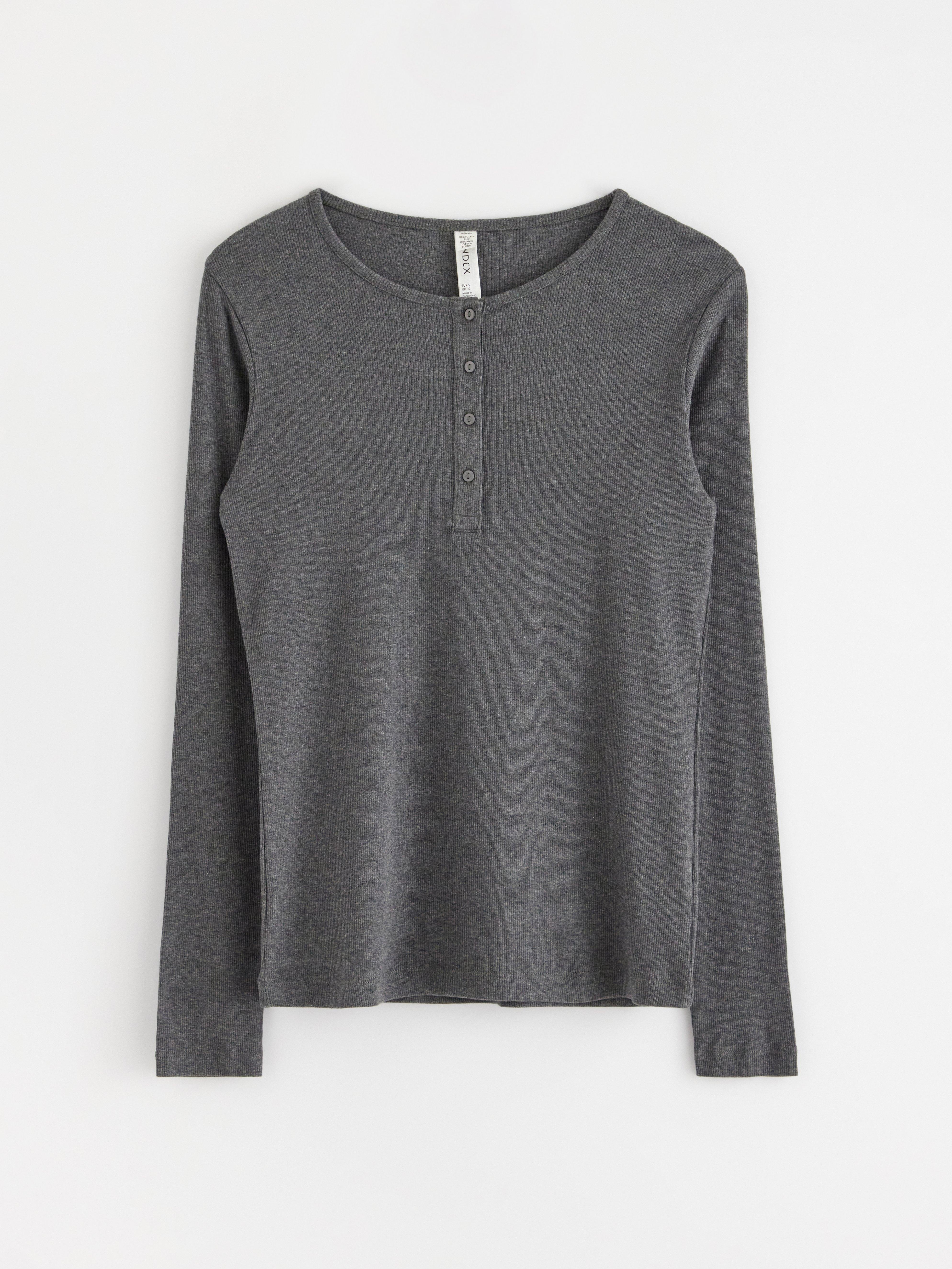 Pyjama Top - Lingerie - Grey