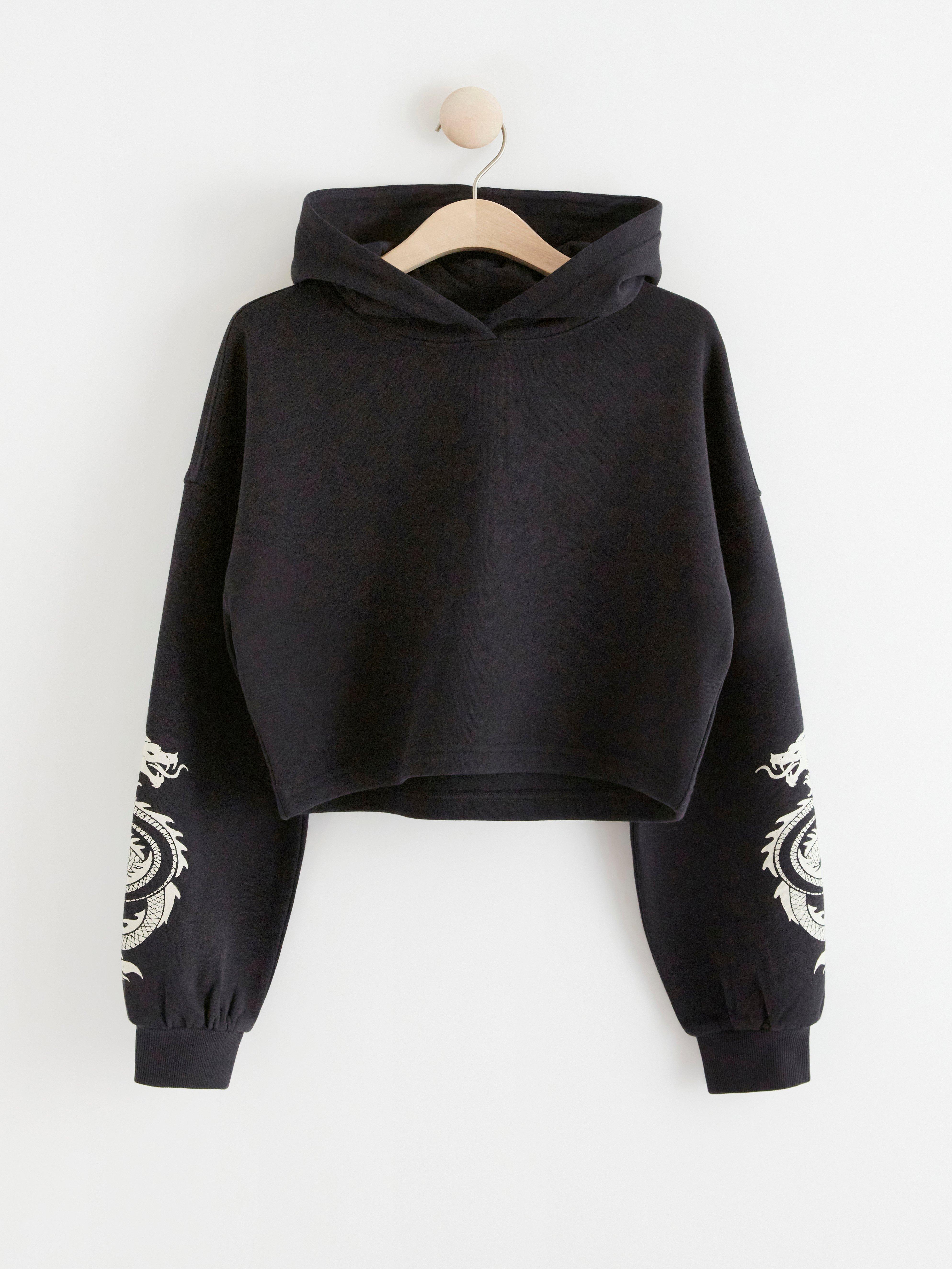 Hooded Sweatshirt - Kids Wear - Black
