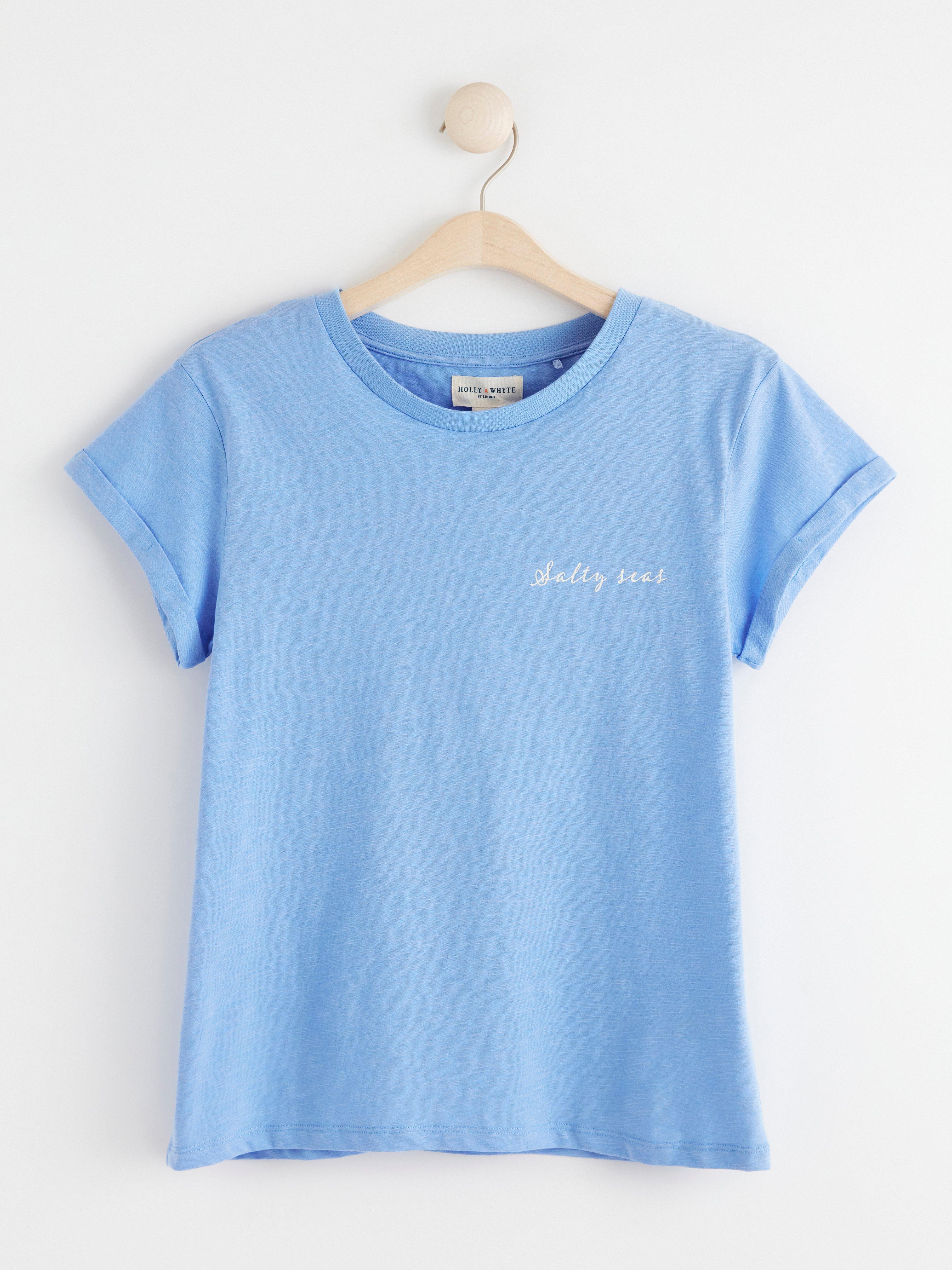 T-shirt - Dame - Blå