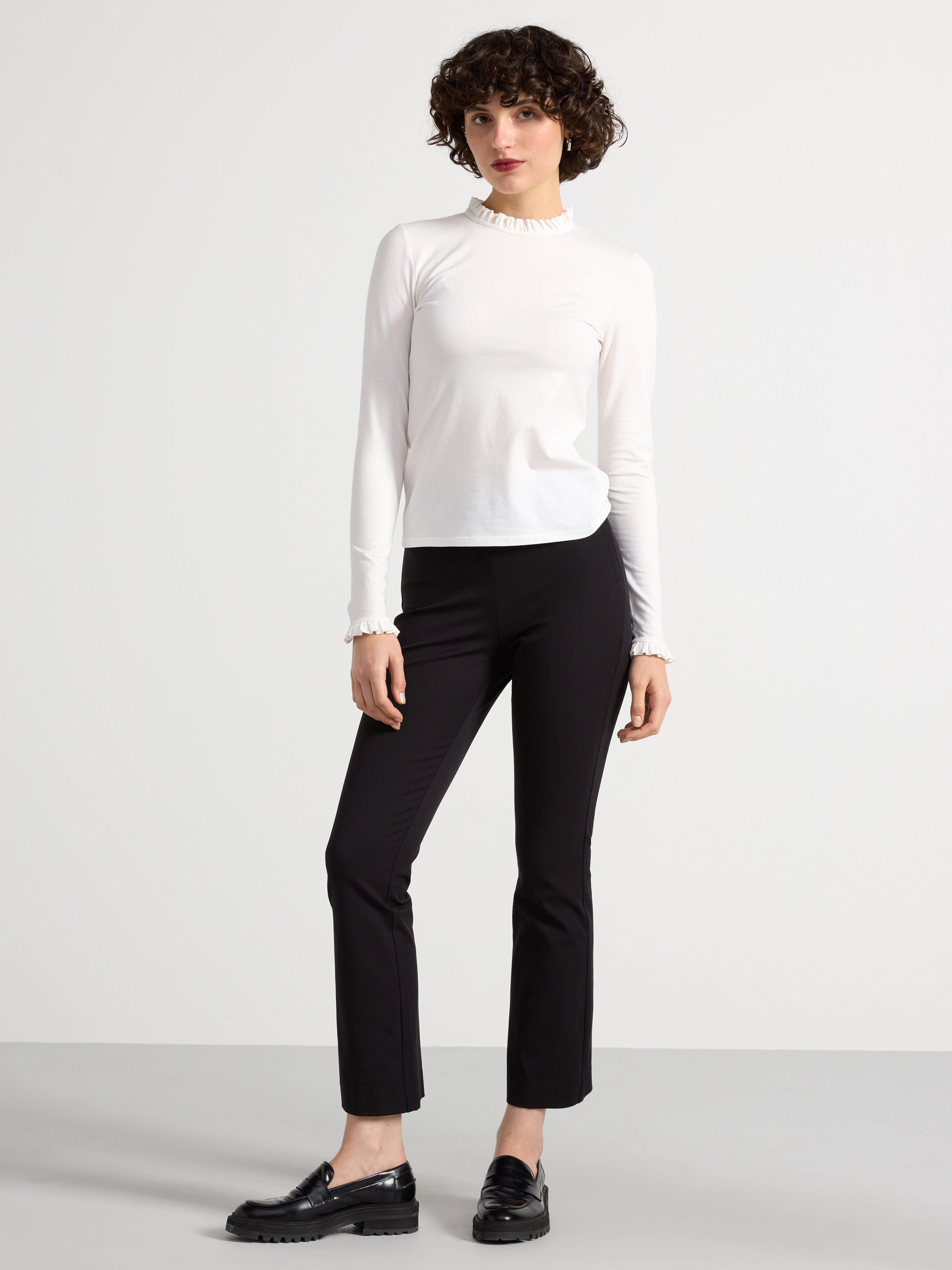 HIGH-WAIST TROUSERS